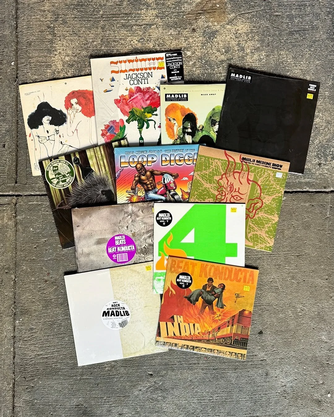 A few batches of Hip-Hop artists/groups going out

Pretty much all the Madlib is sealed, and everything else came from a repeat source who only buys/sells minty copies of things, working our way through the alphabet of the collection one box at a tim