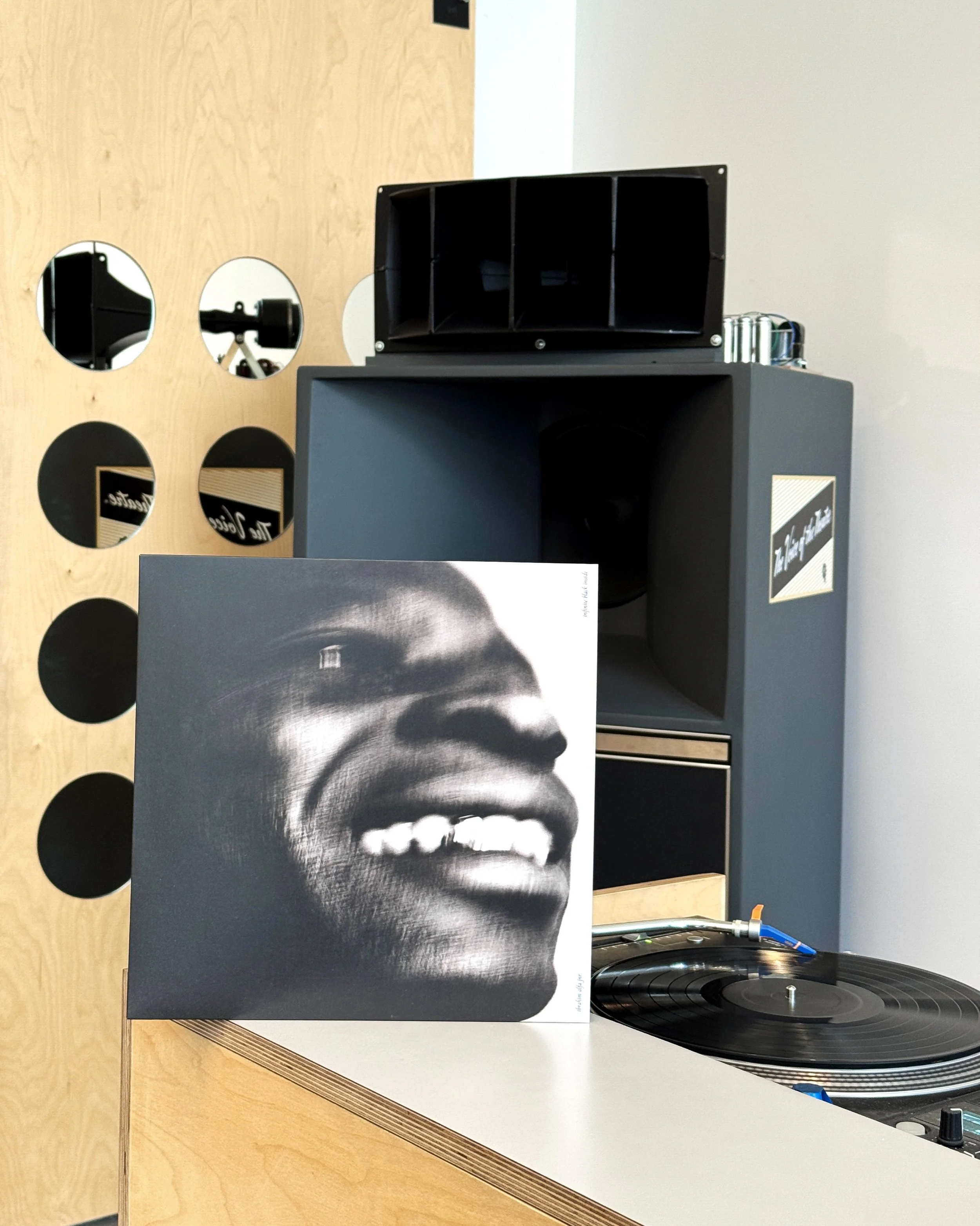 * New * Ibrahim Alfa Jnr. "Infinite Black Inside" in the shop

Really really cool music by the British techno/electronic prodigy, released on Brain Foote's new imprint FO. This is only the second release on the label, but would suggest leav