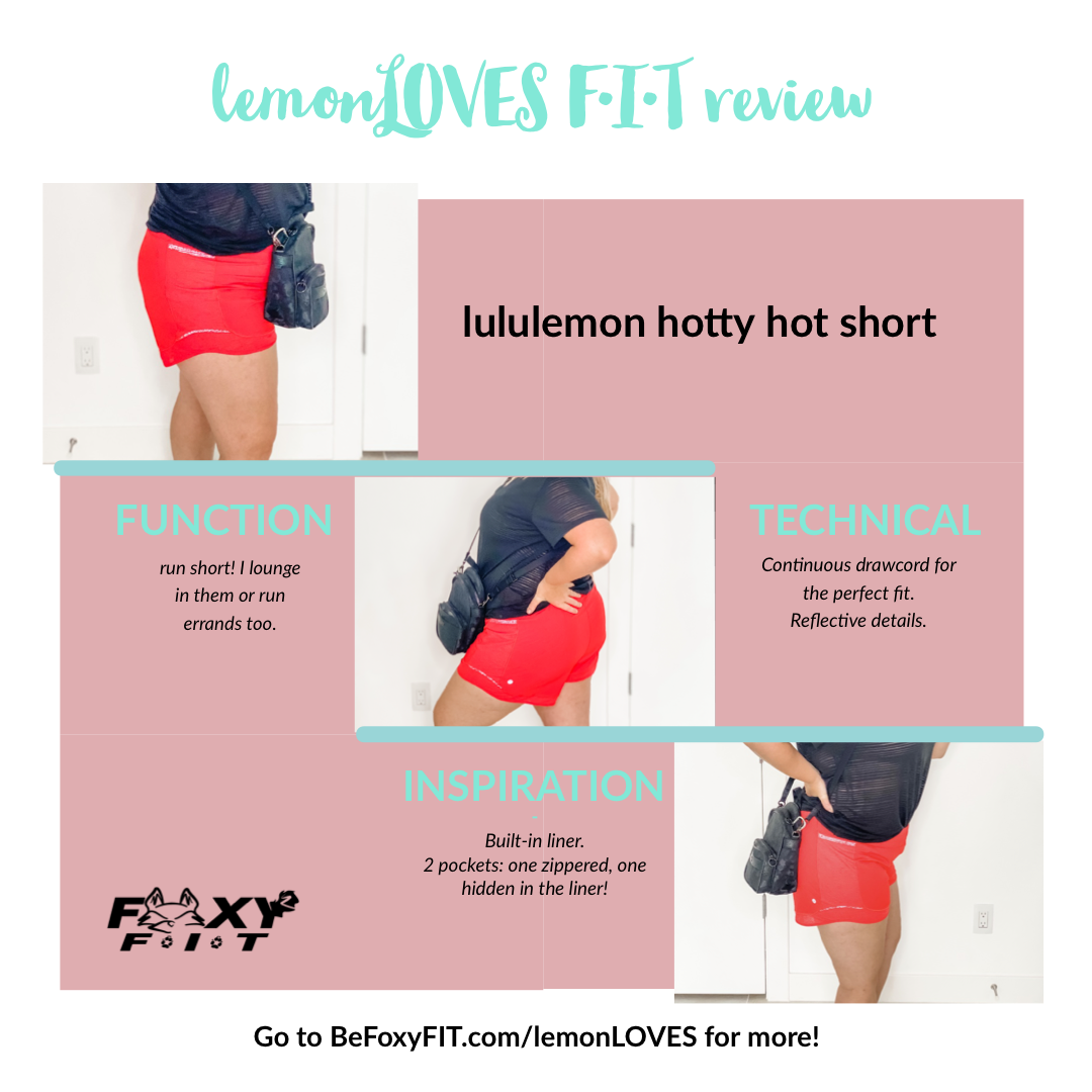 lemon loves blog lululemon fit review hotty hot shorts run gym