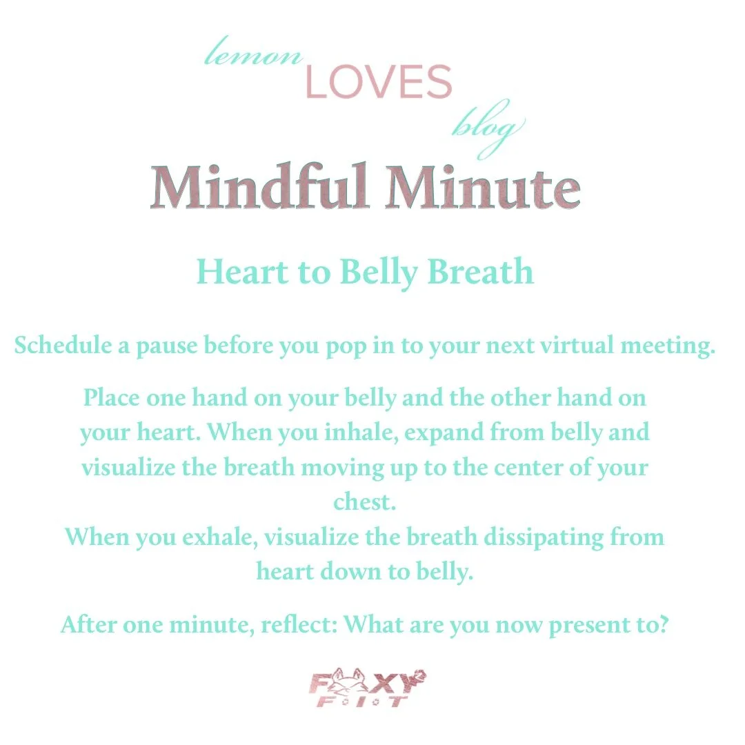 how to : be grounded, focused + present for virtual gatherings with one simple practice