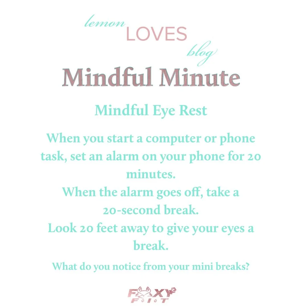mindful rest : a pause for your eyes