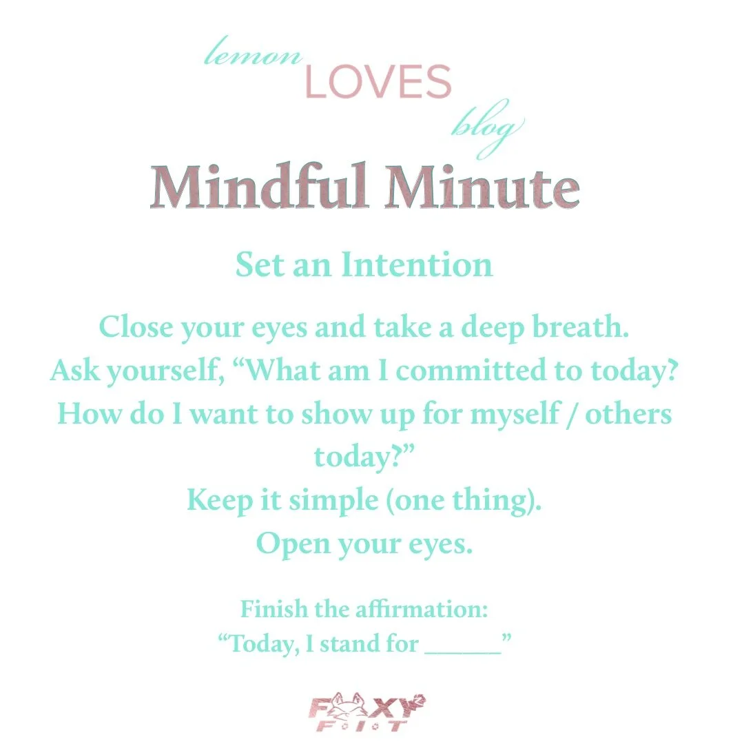 set an intention