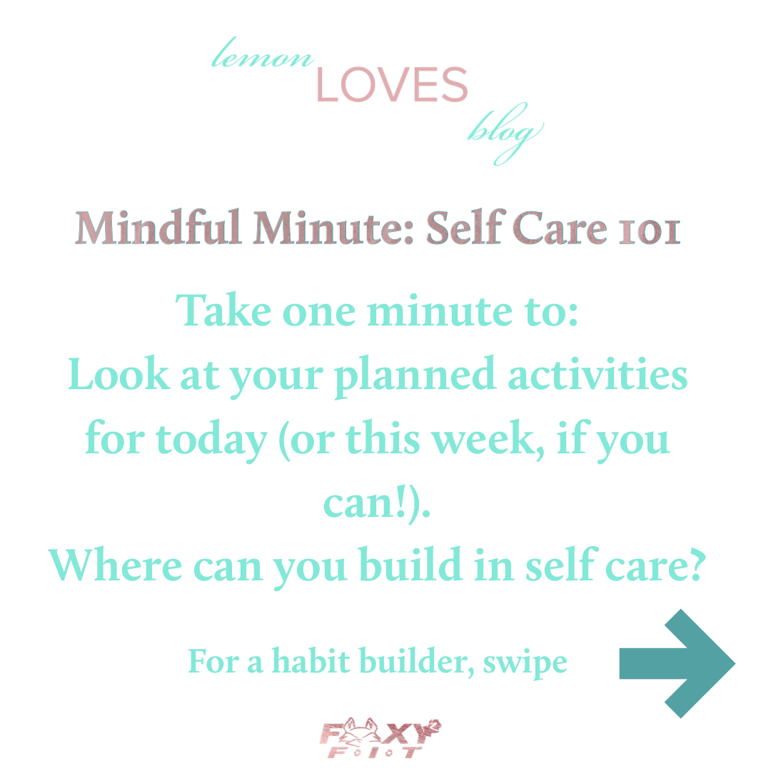 self care 101
