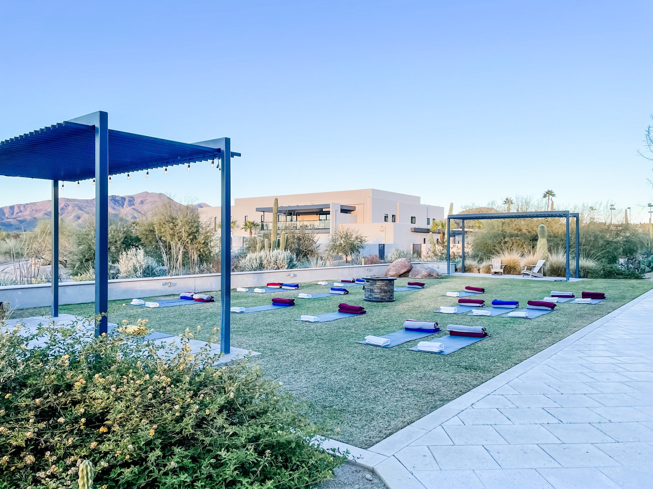 The Yoga Lawn at CIVANA 