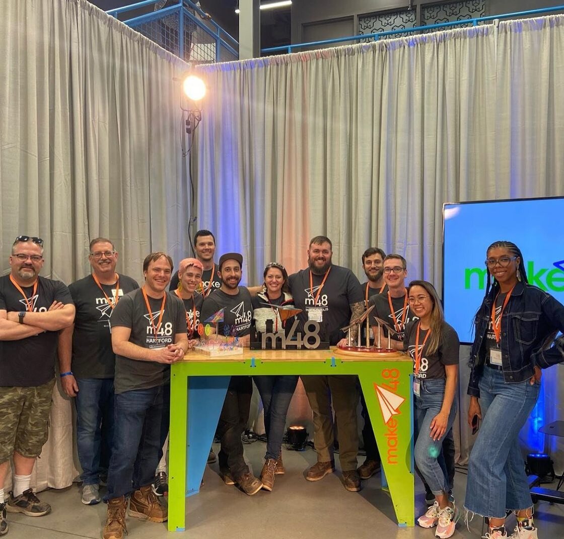 And just like that - I&rsquo;m back in New Jersey after an incredible few days at @gomake48 (Wichita, Kansas). The teams and tool techs worked long days/nights to design and build new products (not pictured, of course). We can only show a few trophie