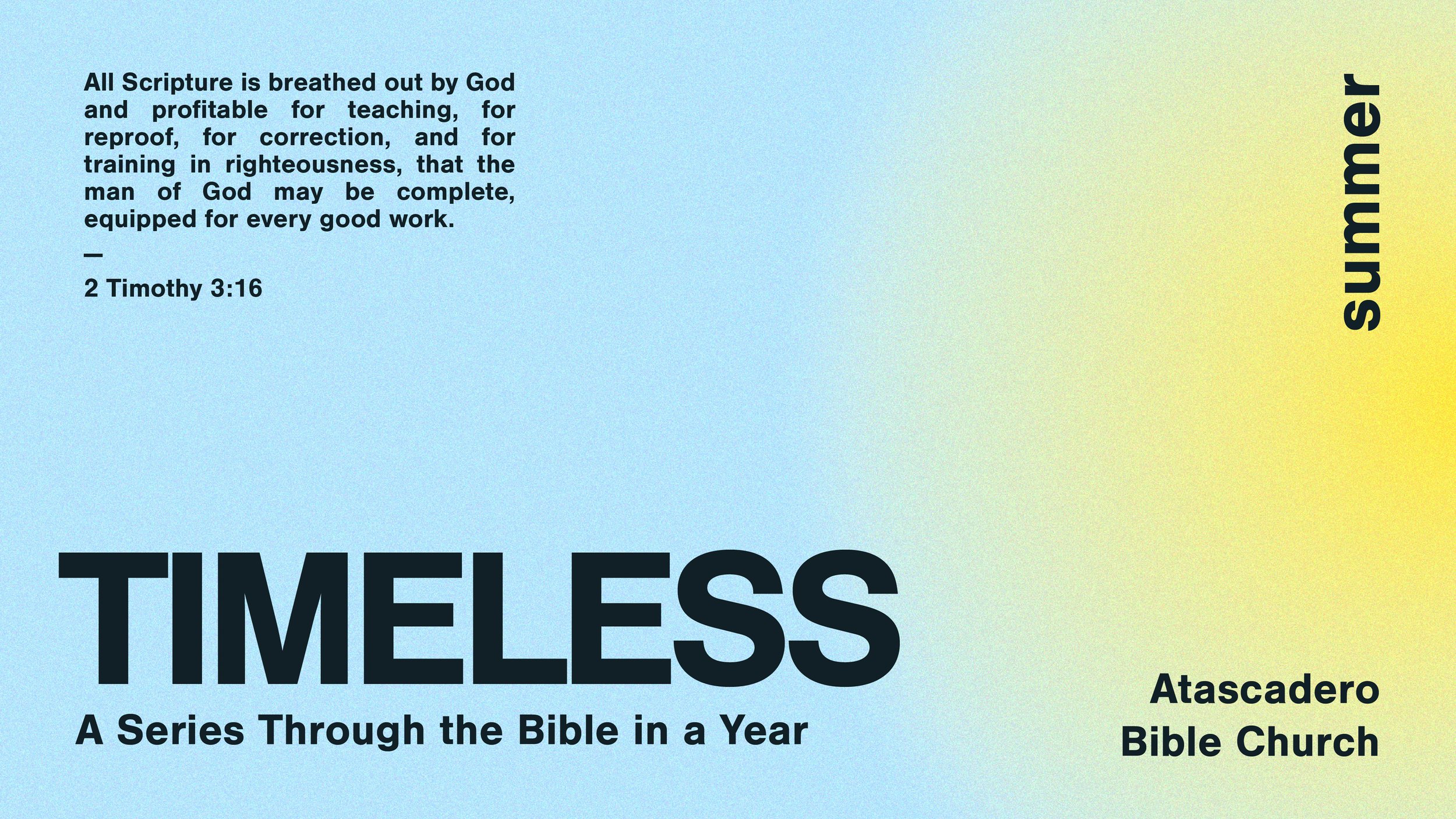 Timeless | Searching for Enough