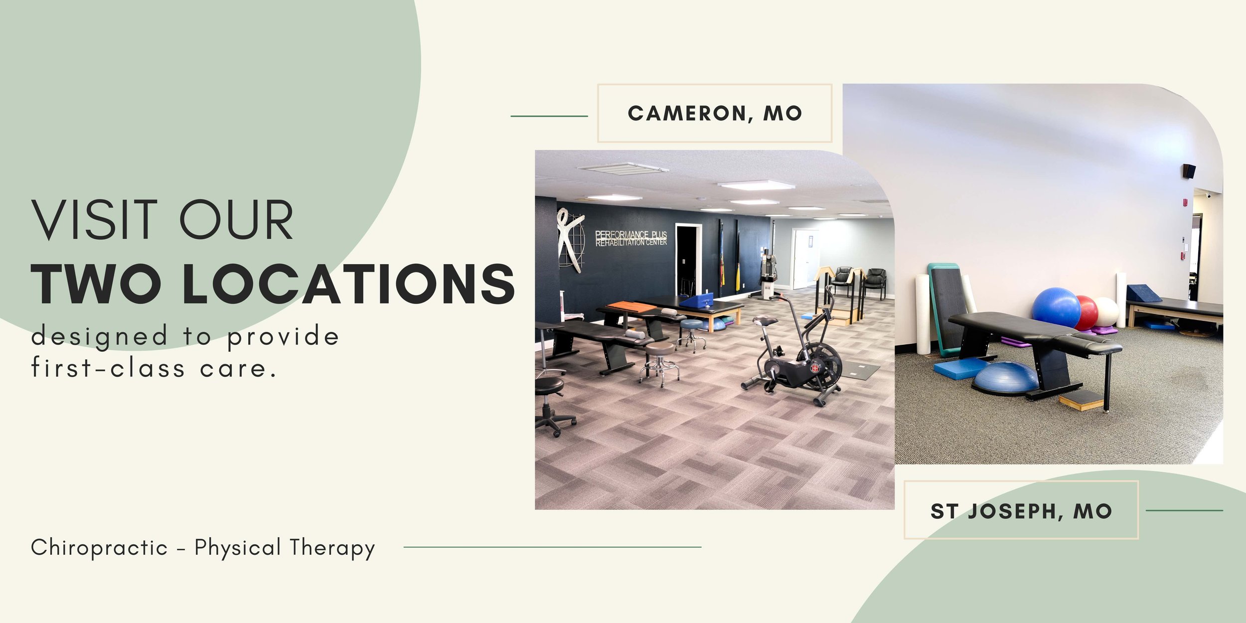Chiropractic and Physical Therapy in St Joseph and Cameron, MO