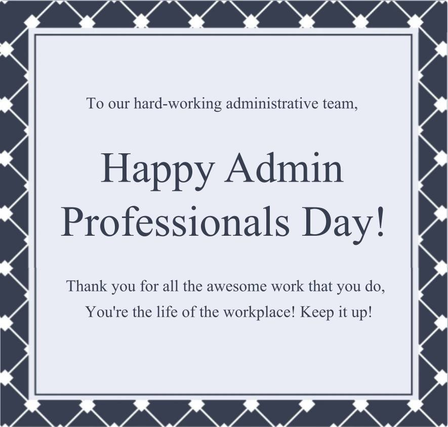 We would like to recognize our admins, Ainsley, Averi, Nancy, Brittany, Laraine, Halle, Emily, &amp; Graycen. We appreciate you guys!