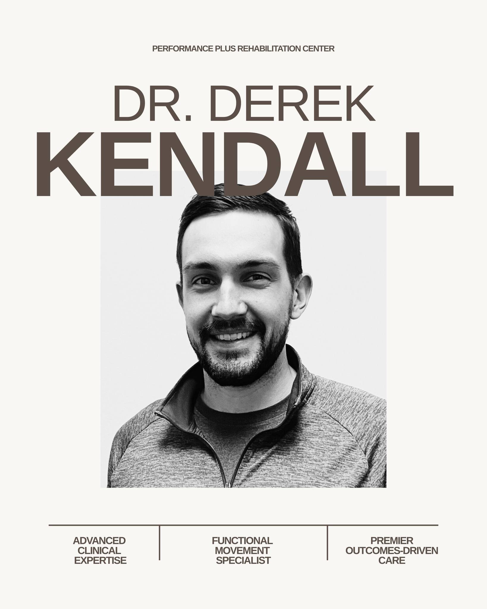 Dr. Derek Kendall is an esteemed Doctor of Physical Therapy recognized for his advanced clinical expertise and commitment to exceptional patient care. He joined Performance Plus Rehabilitation Center in 2021, bringing with him a strong academic found