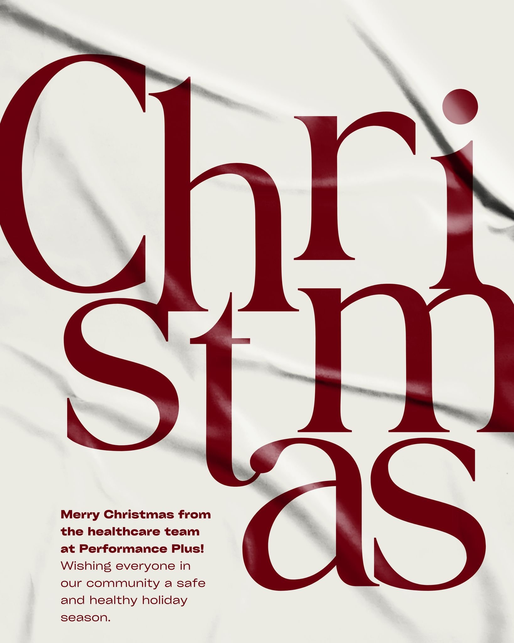 Merry Christmas and Happy Holidays from Performance Plus!