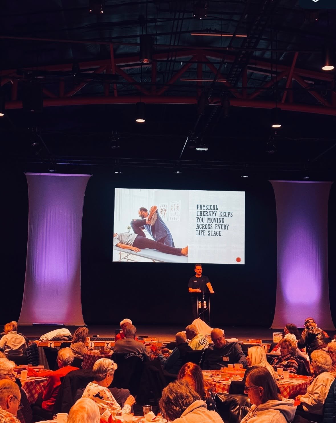 A look inside Tuesday&rsquo;s Silver &amp; Gold Pajama &amp; Pizza Party 🍕

Ryan Sten from Performance Plus Rehabilitation Center shared &ldquo;Made to Move: Achieving a Lifetime of Wellness,&rdquo; highlighting how physical therapy&mdash;covered by