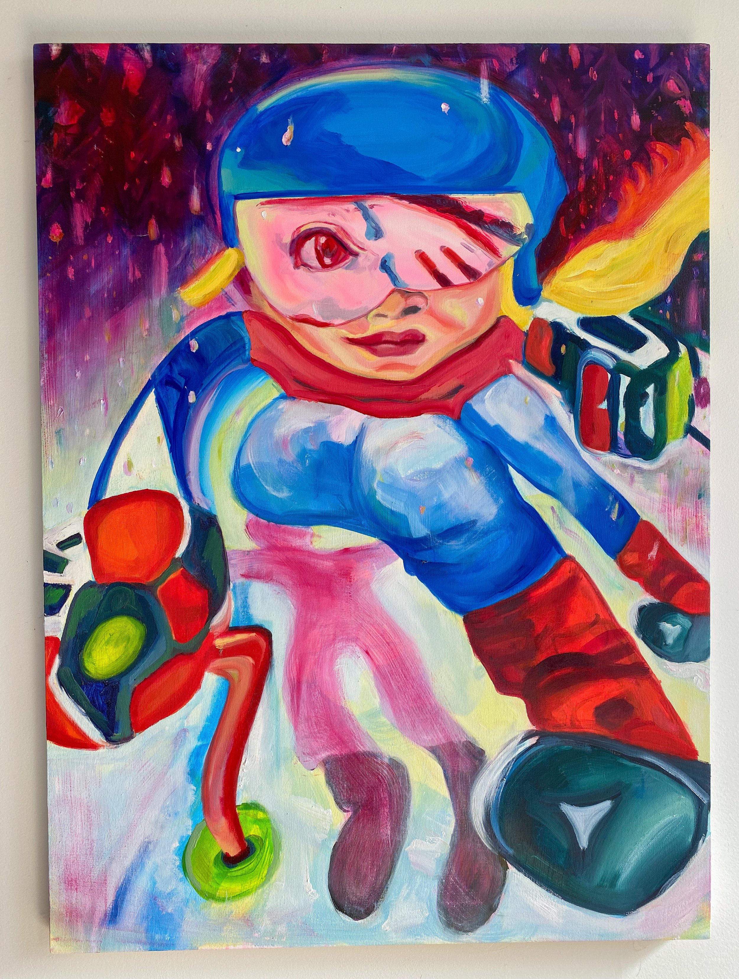 "the skier (figure as escape)"