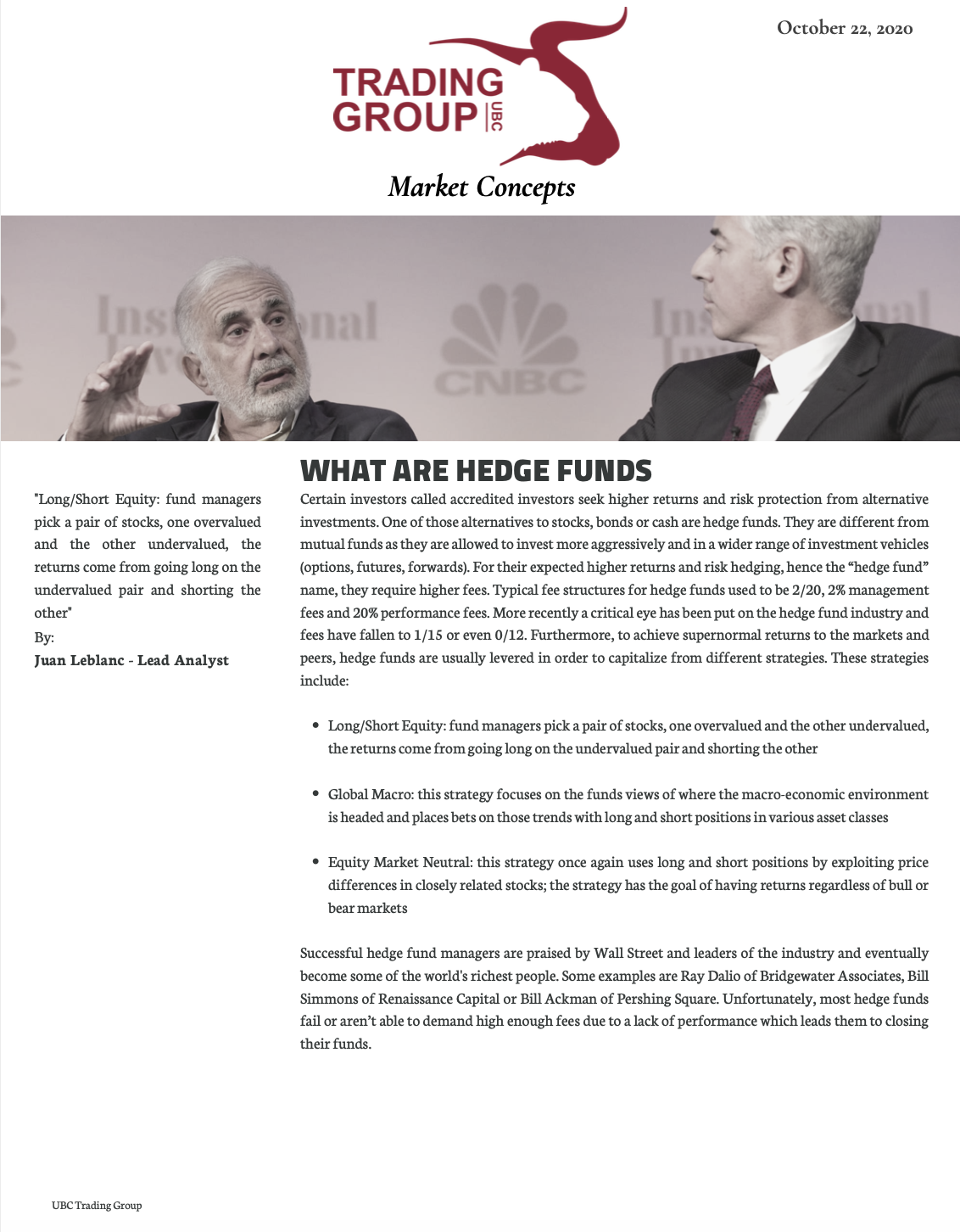 What are Hedge Funds