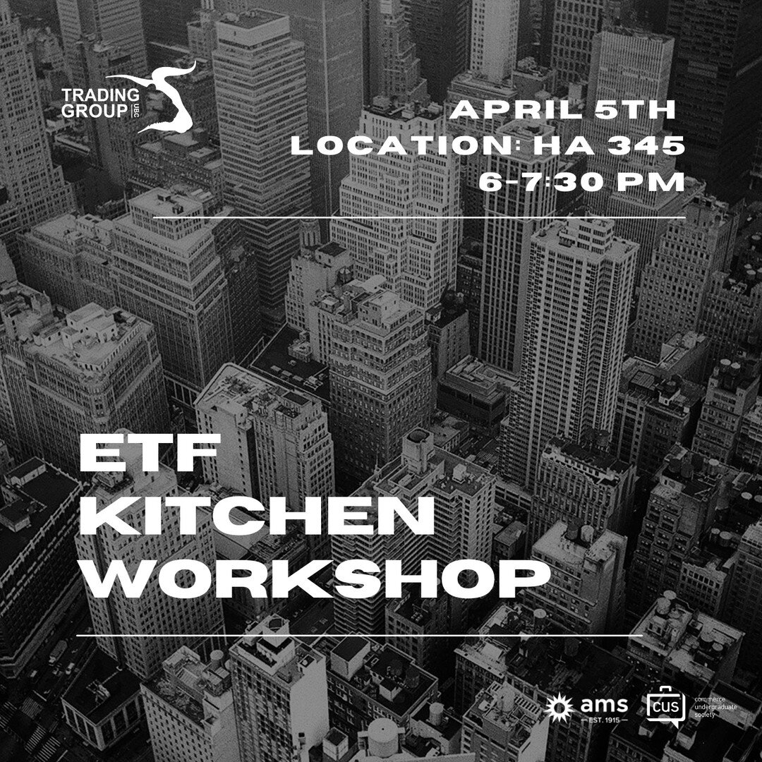 ✨NEW WORKSHOP‼️✨

The UBC Trading Group will be hosting a workshop in collaboration with Fran&ccedil;ois Lucas, the founder of ETF Kitchen. With over 10 years of trading experience, Fran&ccedil;ois will be delivering a workshop on his quantitative tr