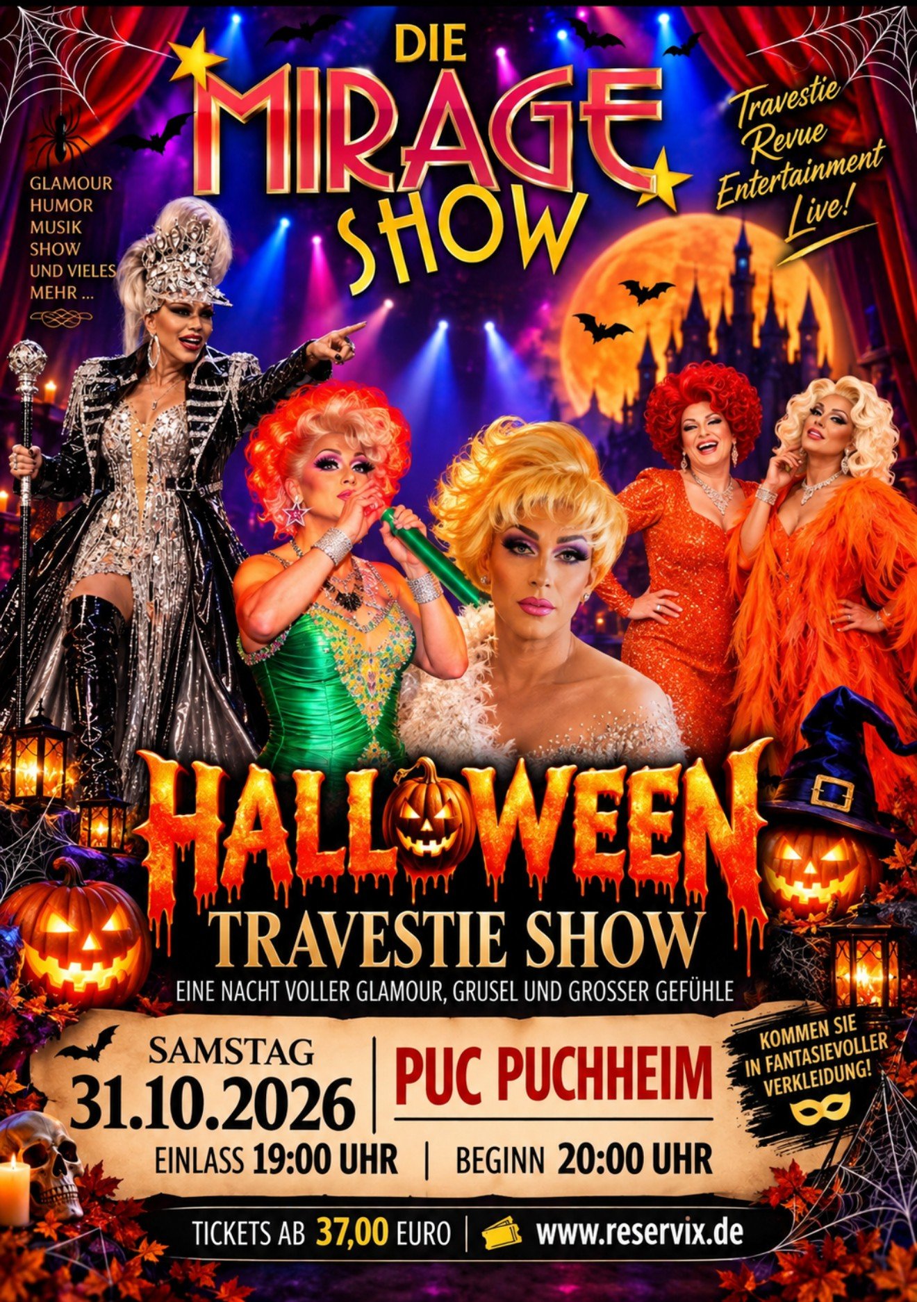 Die Mirage Show - Halloween Travestie Show