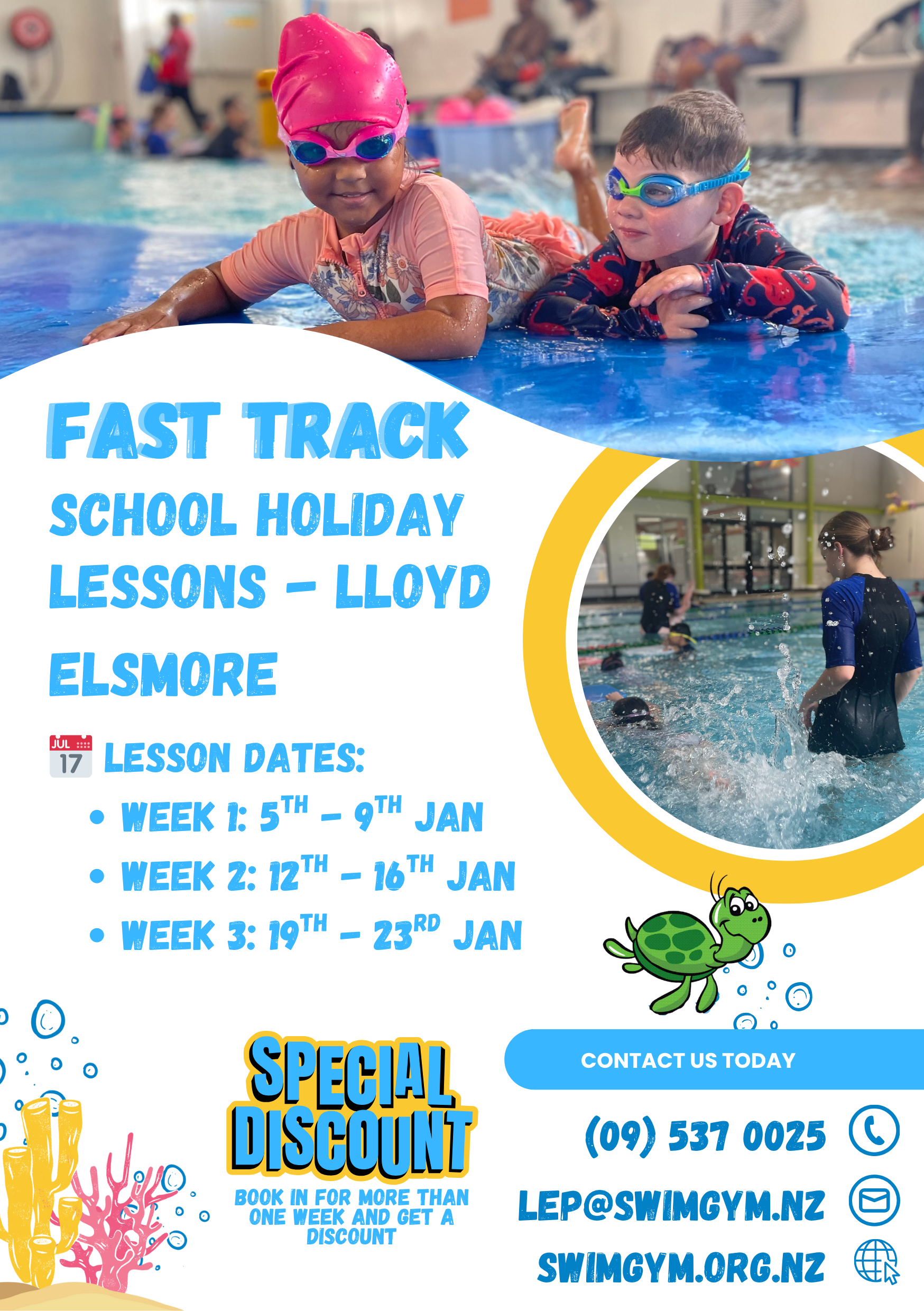 January 2026 - Holiday Lessons are NOW OPEN 