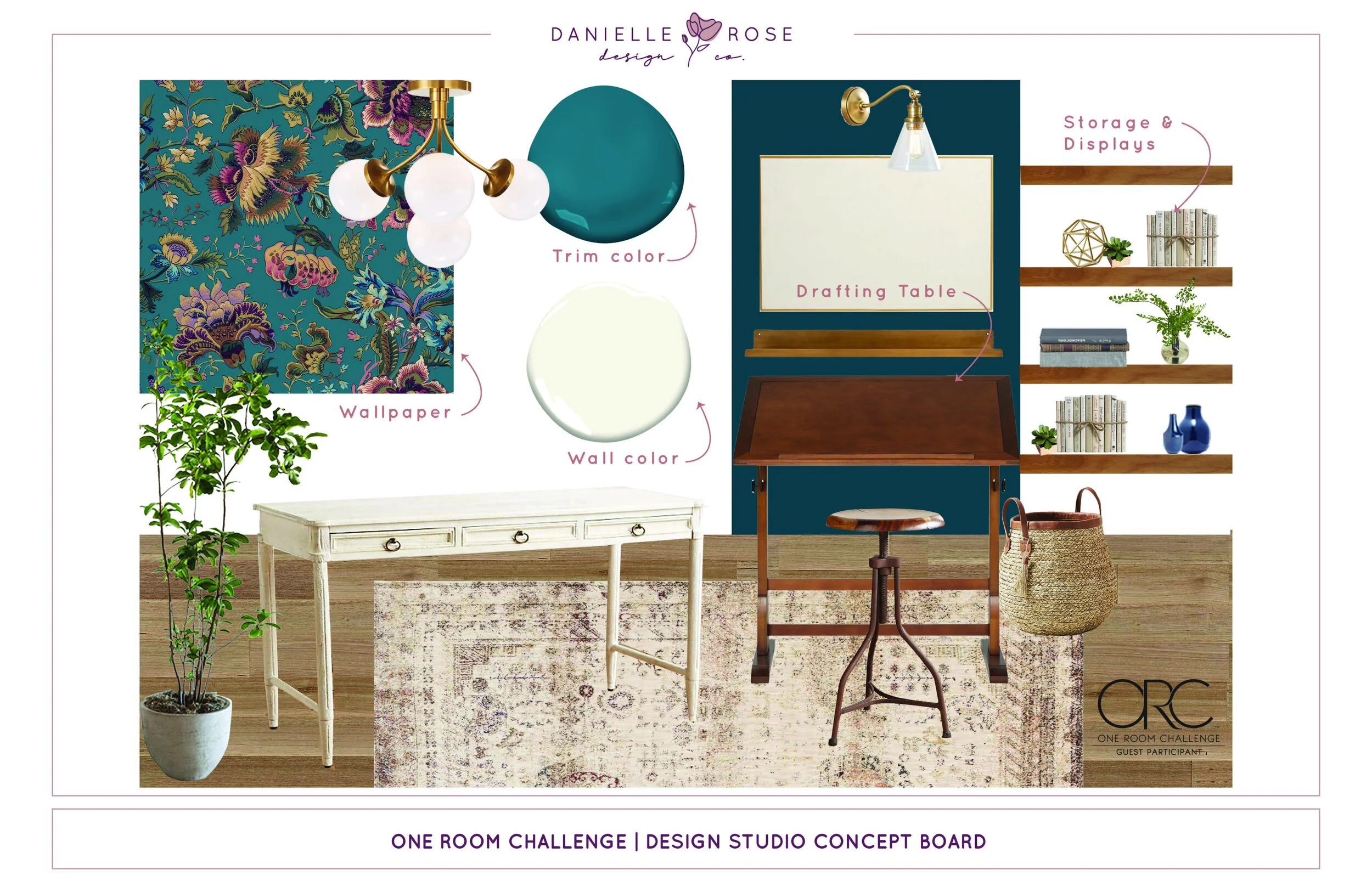 One Room Challenge | Design Studio: Week 2 — Danielle Rose Design Co.
