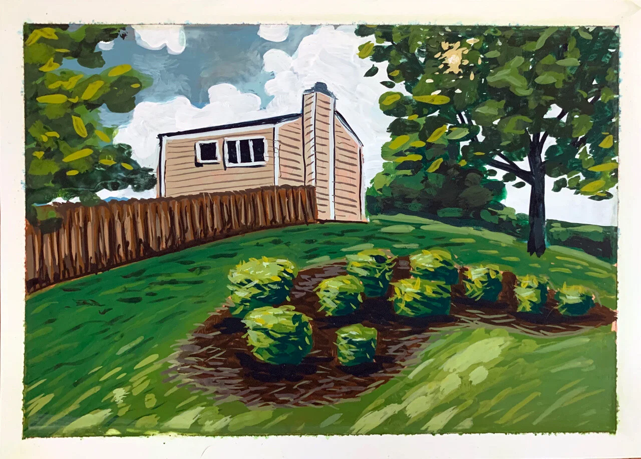 House on a Hill (study)