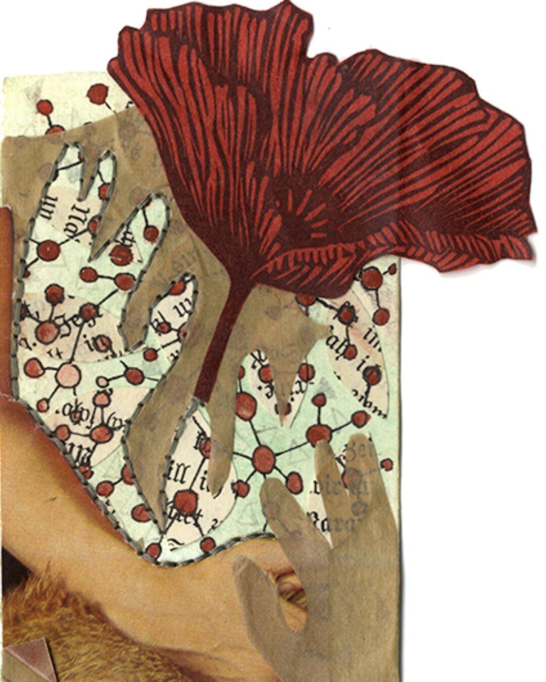 Continuing with our new small works collection, here's a tiny but complex collage by @ecastaldo_artandbooks Elizabeth Castaldo.  See more of her intricate work in our marketplace (link in bio)

https://www.gatherover.com/marketplace/soft-to-the-touch