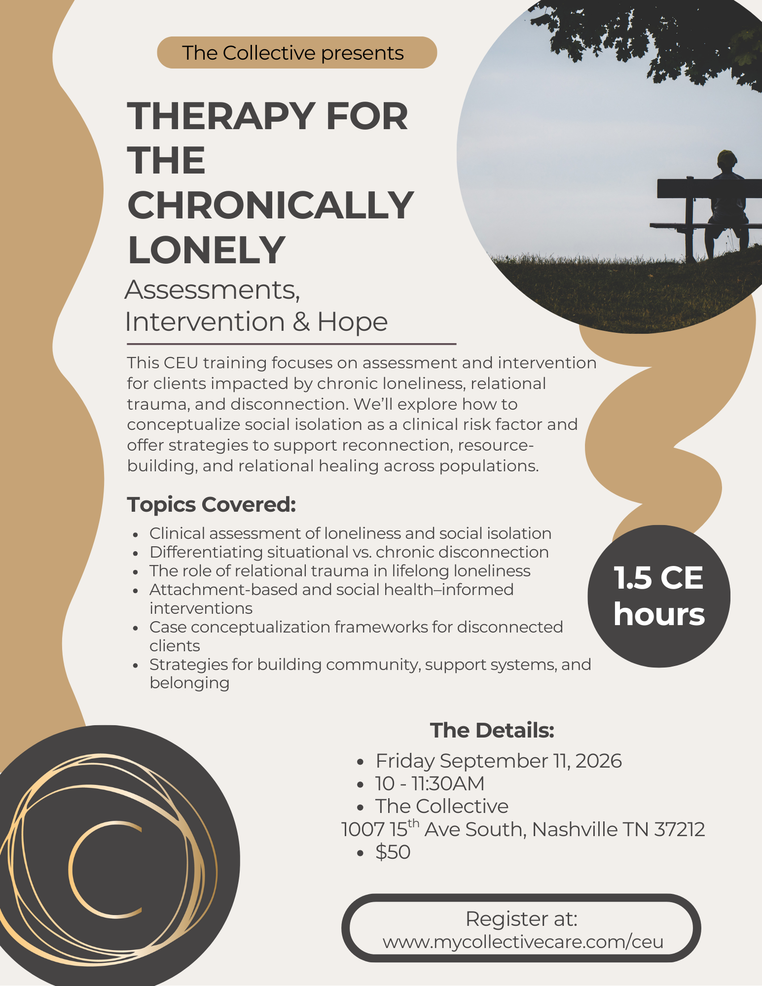 CEU Event: Therapy for the Chronically Lonely: Assessment, Intervention, & Hope