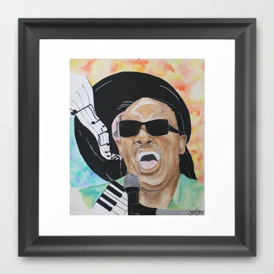 Stevie Wonder - Watercolor
