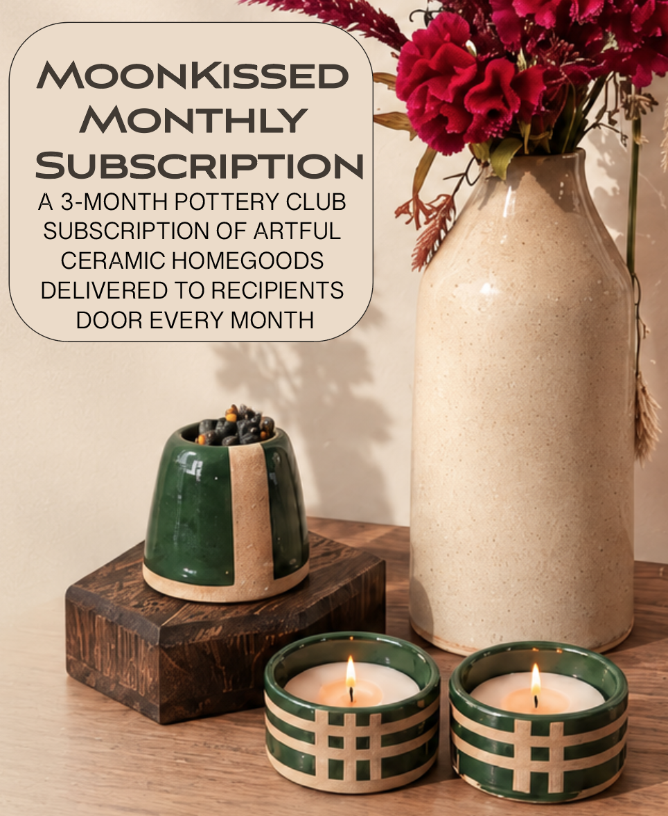 MoonKissed Monthly - a 3-Month Pottery Club Subscription