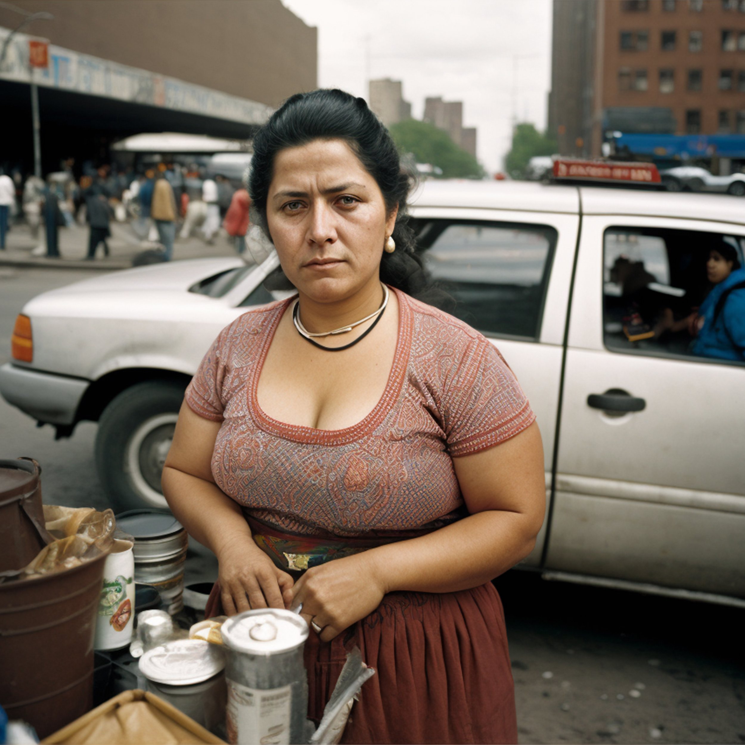 Street vendor, Bronx