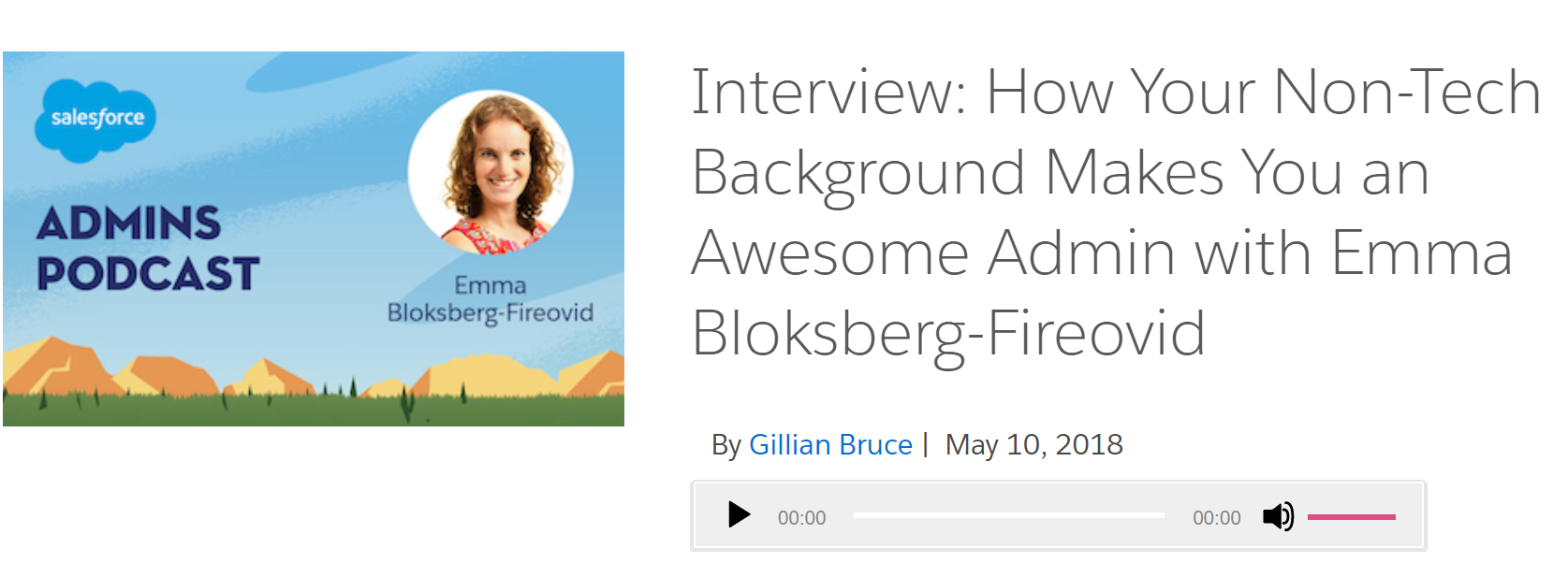 How Your Non-Tech Background Makes You an Awesome Admin: Salesforce Admins Podcast