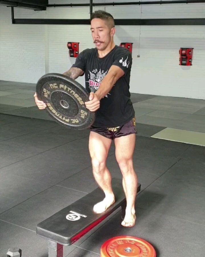 BALANCE IN MUAY THAI

MT athletes rear leg will regularly be externally rotated compared to the lead leg, this is often evident when they walk and stand comfortably. To decrease strength deficits and aid balance we paired side step ups and Copenhagen