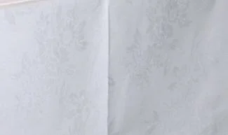 Single DamaskOffers a unique woven flower pattern.It is 100% pure cotton at a competitive price.