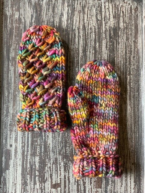 Super Bulky Knitting Pattern For Mittens In Chunky Wool THE CRUSH