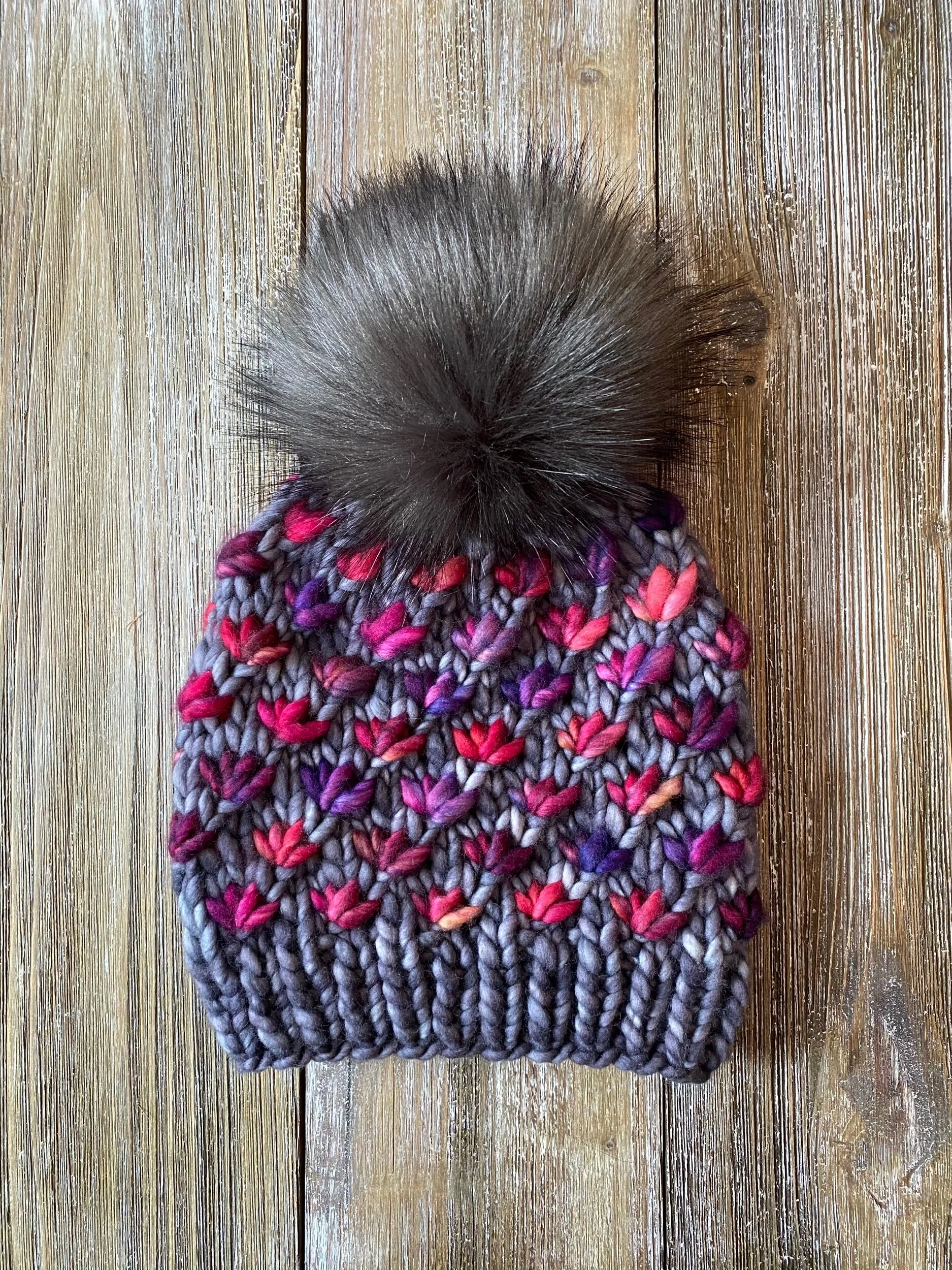 Lotus Flower Beanie Pattern — B KNITS