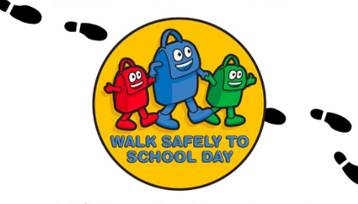 National Walk Safely to School Day