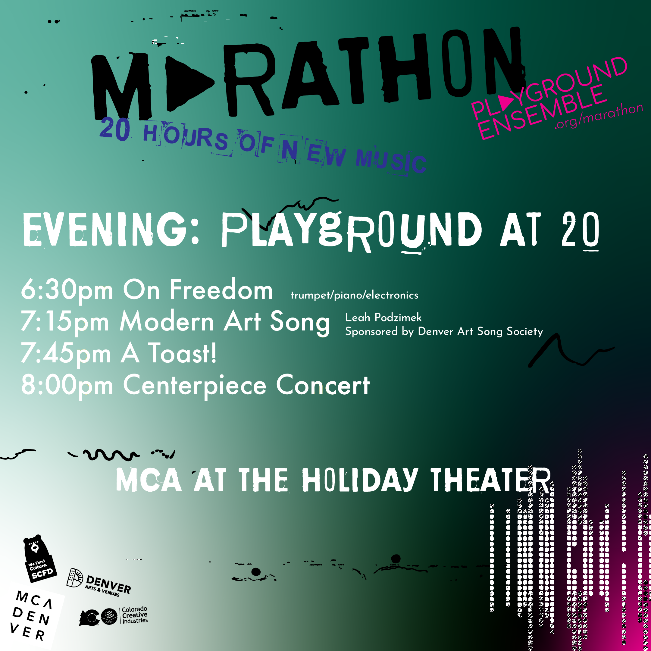 MARATHON! - Evening "Playground at 20" Block