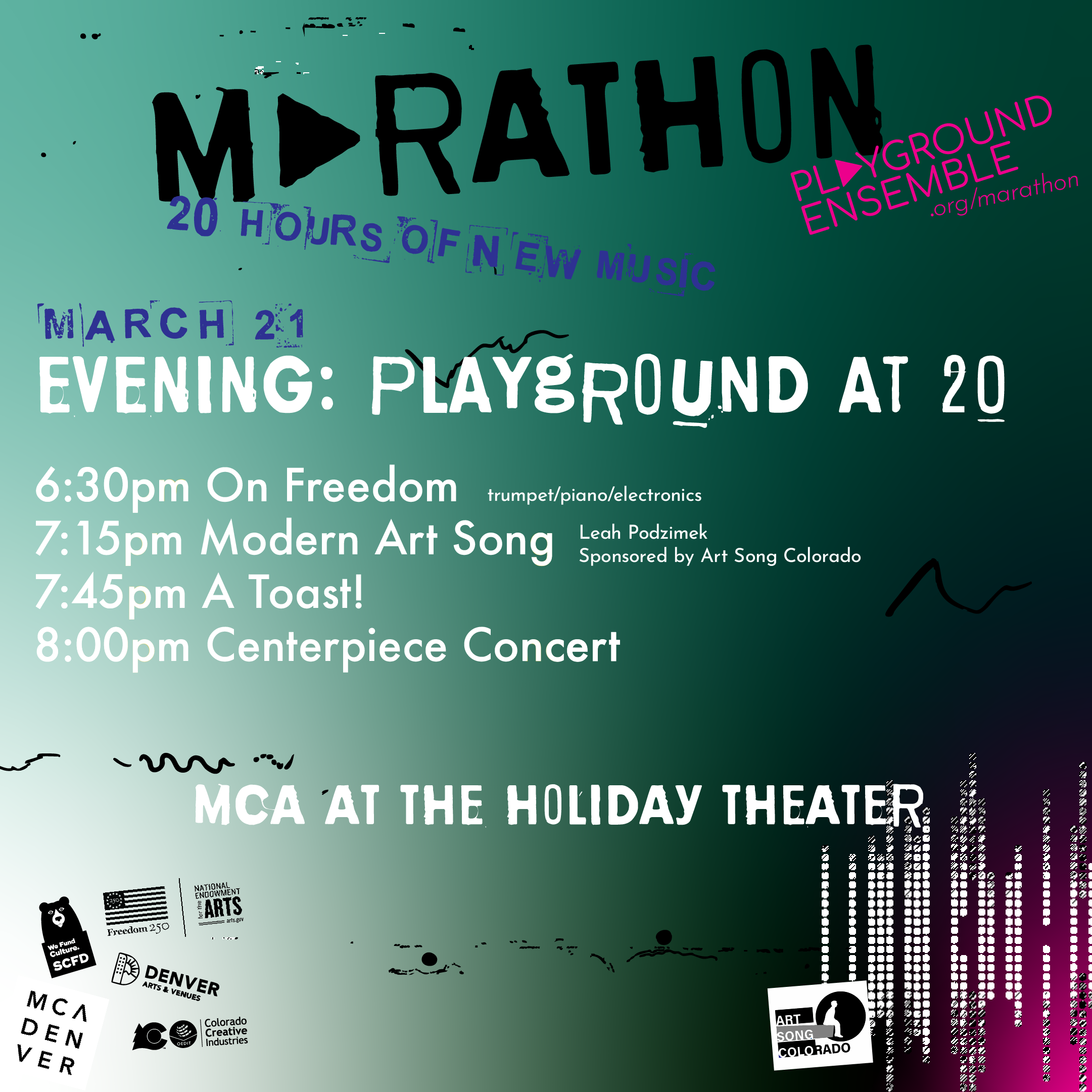 MARATHON! - Evening "Playground at 20" Block