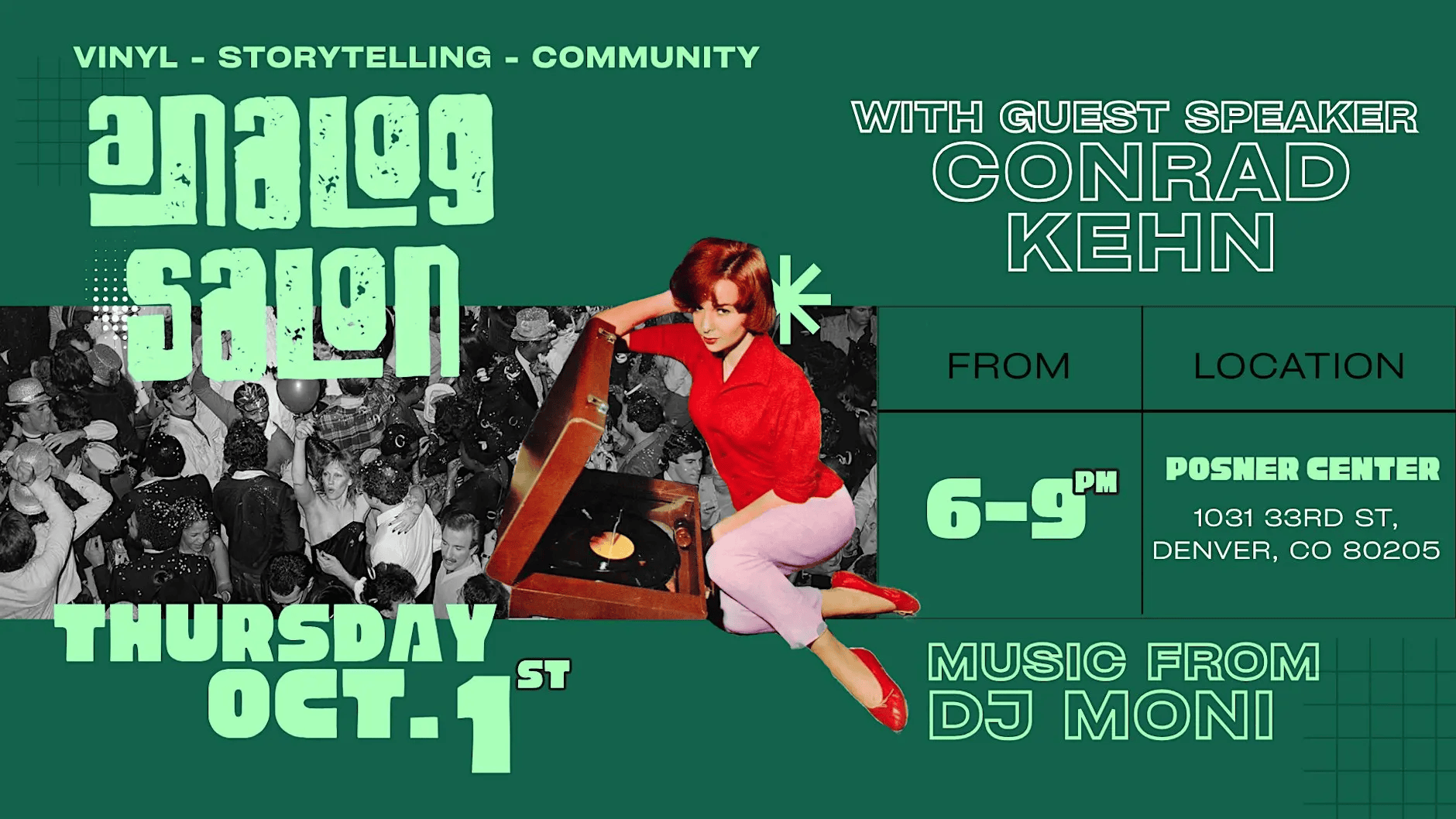 Analog Salon Presents: An Evening with Conrad Kehn