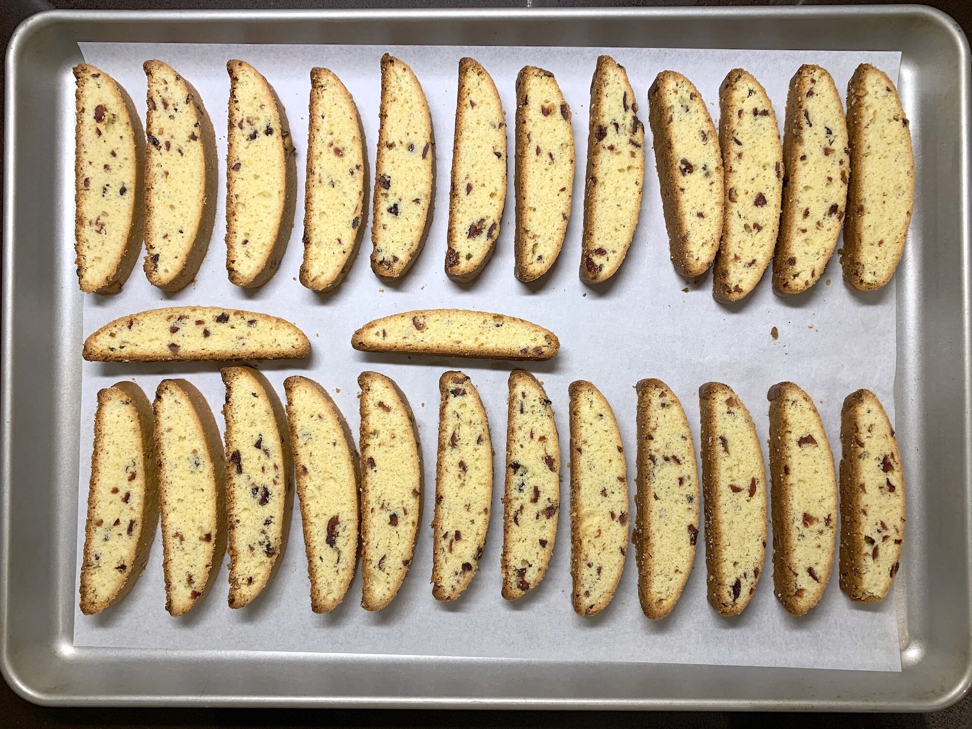 Lemon Cranberry Biscotti — TBLSPOON