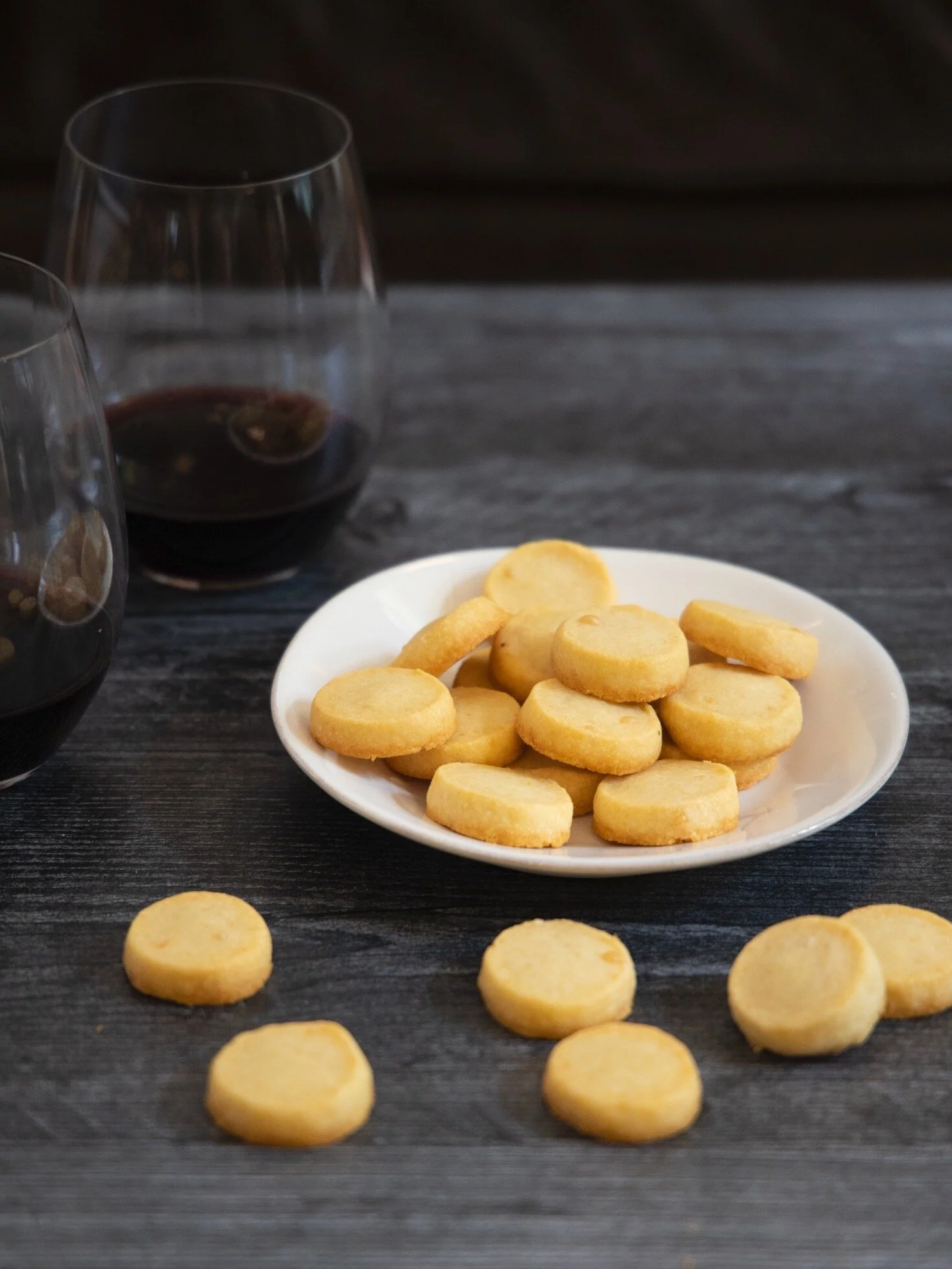 Parmesan Shortbread Crackers