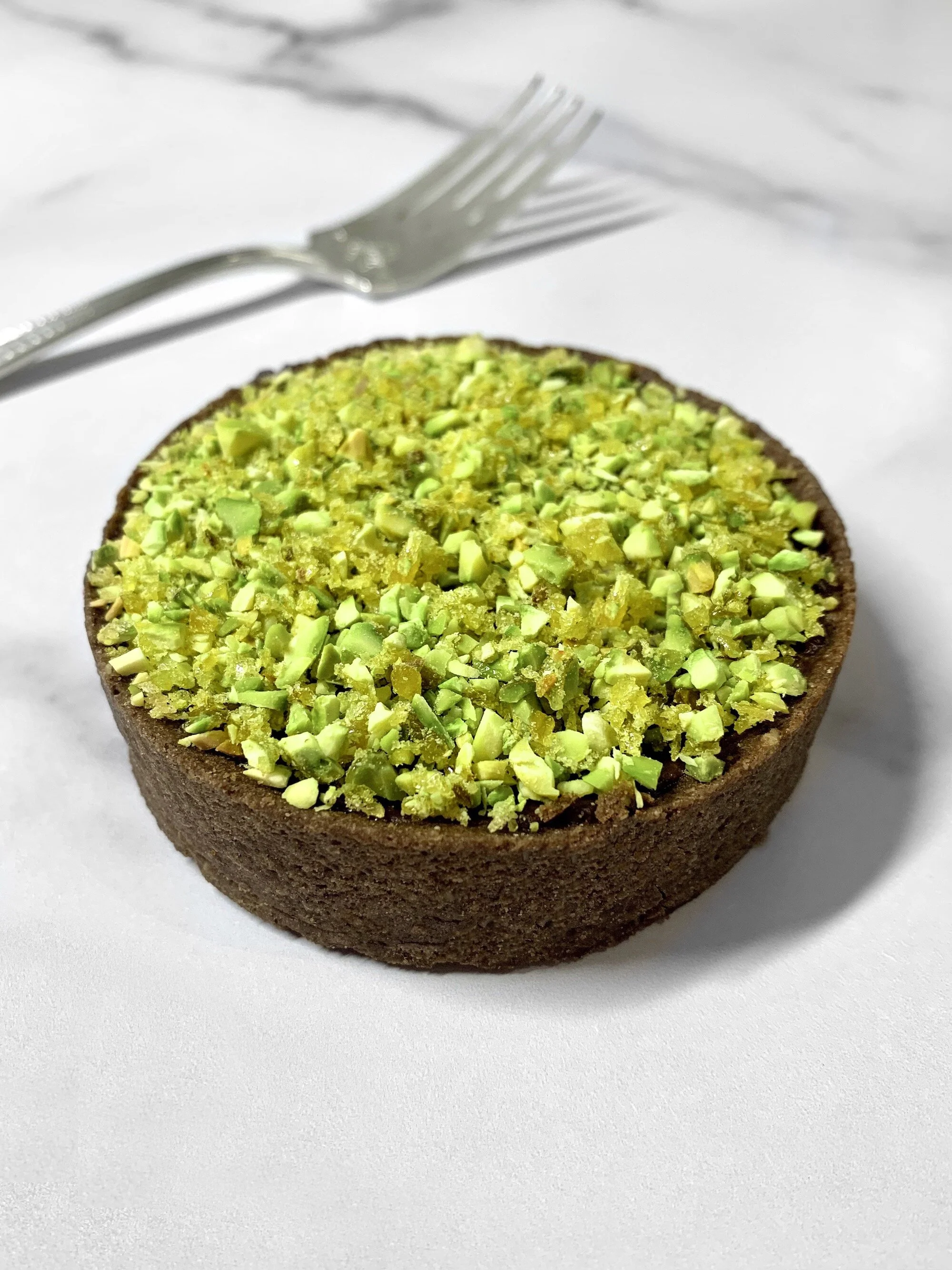 Mini Chocolate Pistachio Tarts