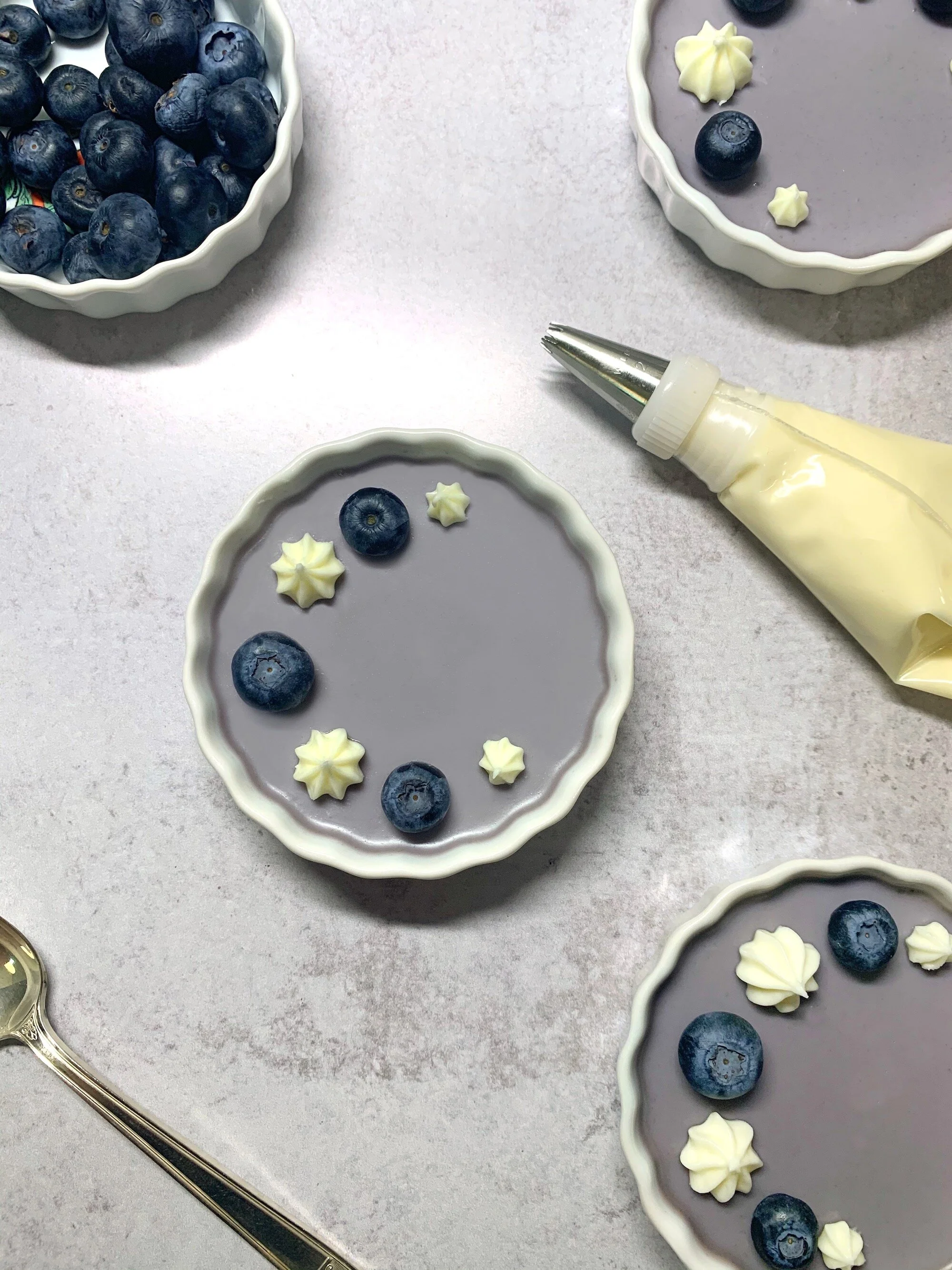 Blueberry Panna Cotta
