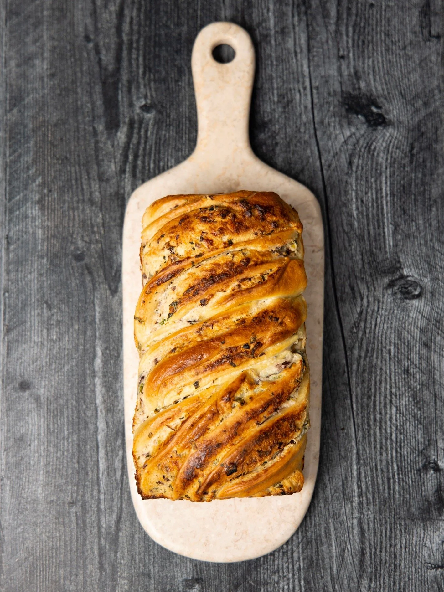 Savory Ricotta Herb Babka