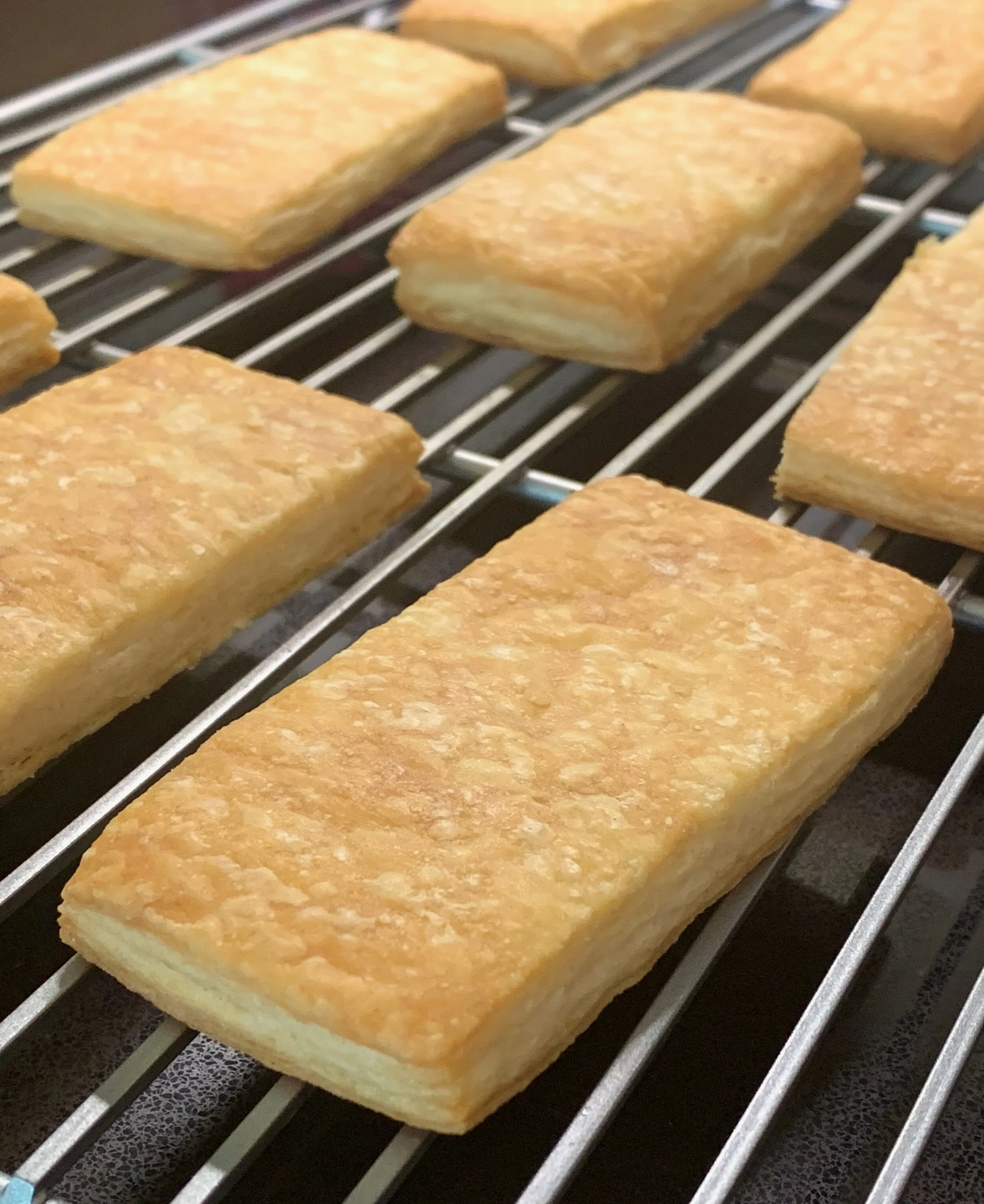 The layers that happen when the pastry puffs up are key to a successful Napoleon (or any puff pastry).