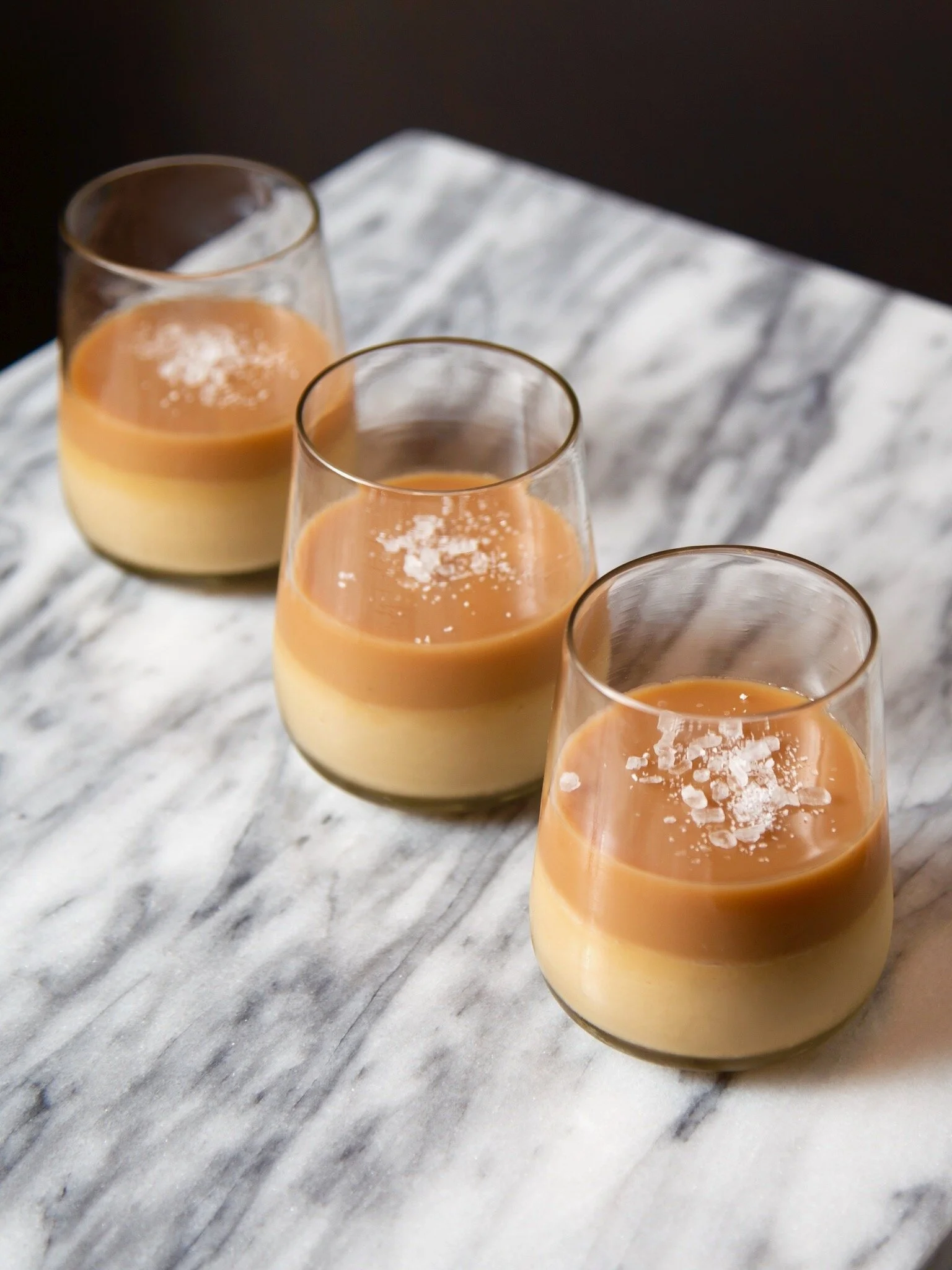 Butterscotch Pudding with Salted Caramel