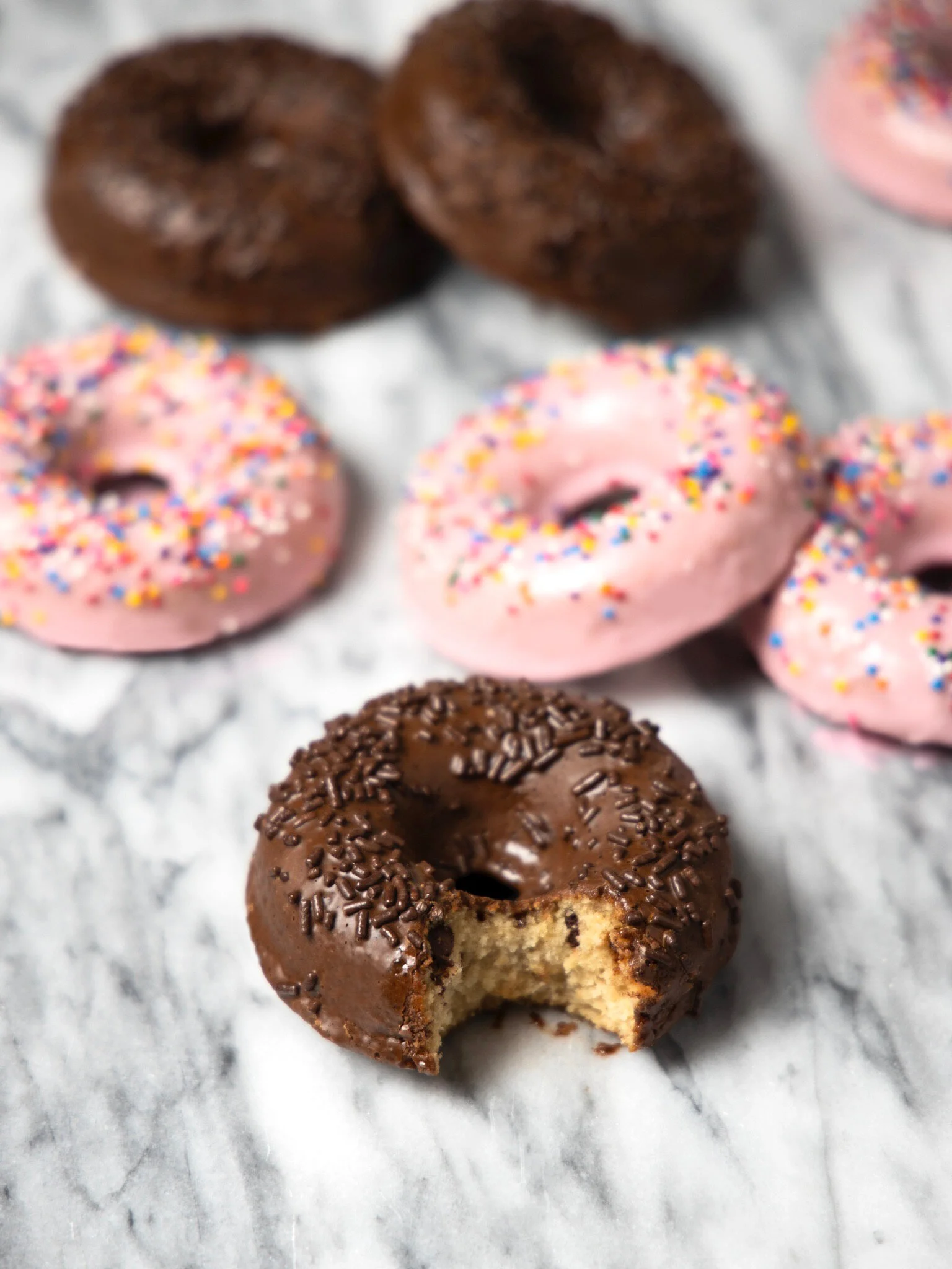 Baked Vanilla Doughnuts
