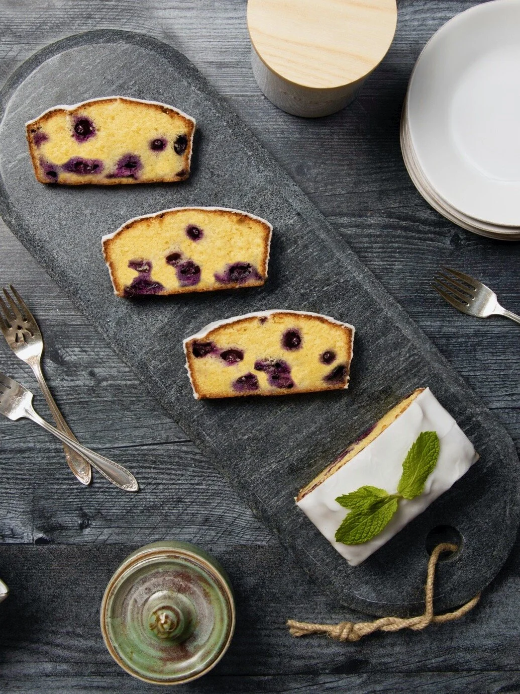 Blueberry Almond Loaf