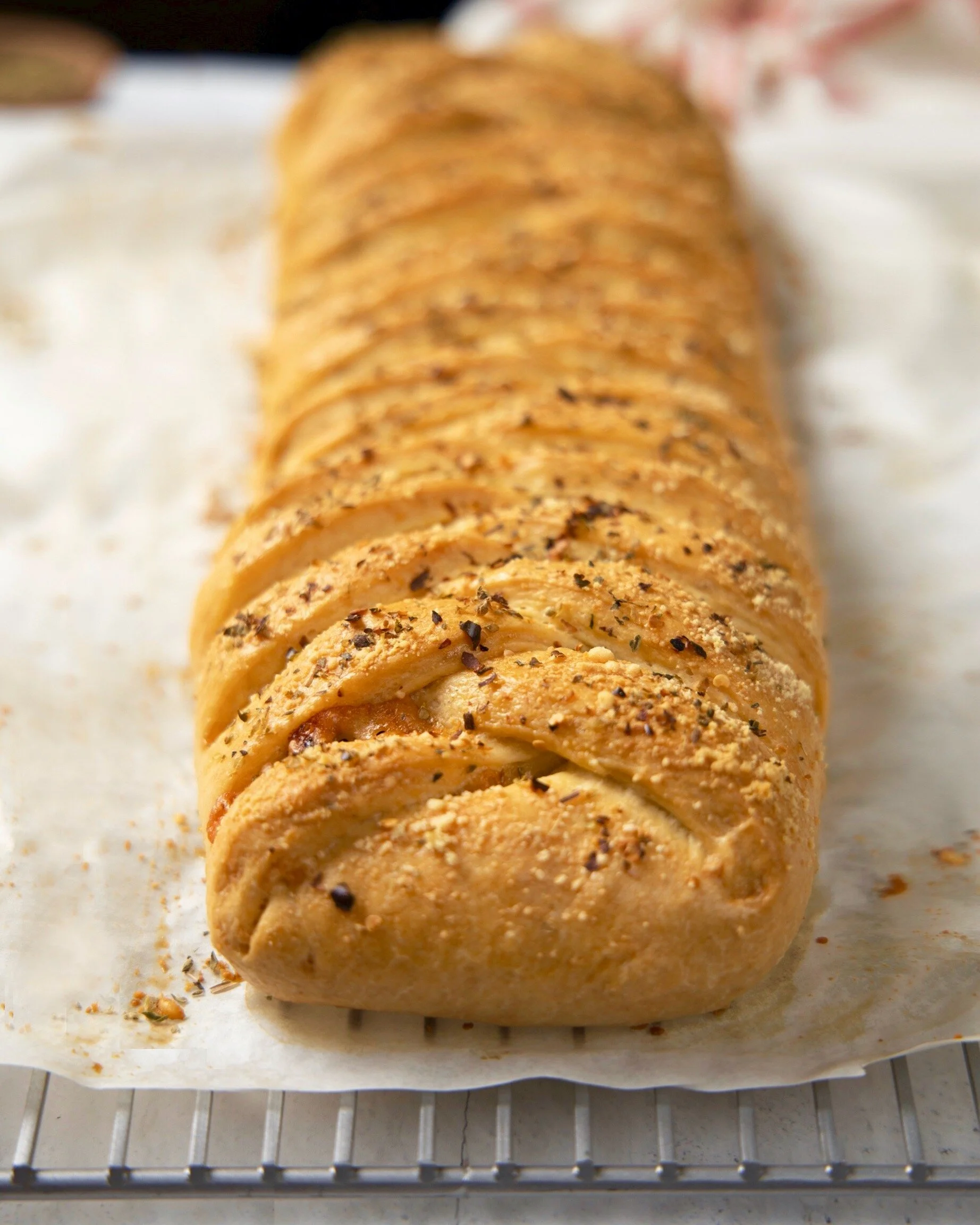 Braided Italian Cheese Bread