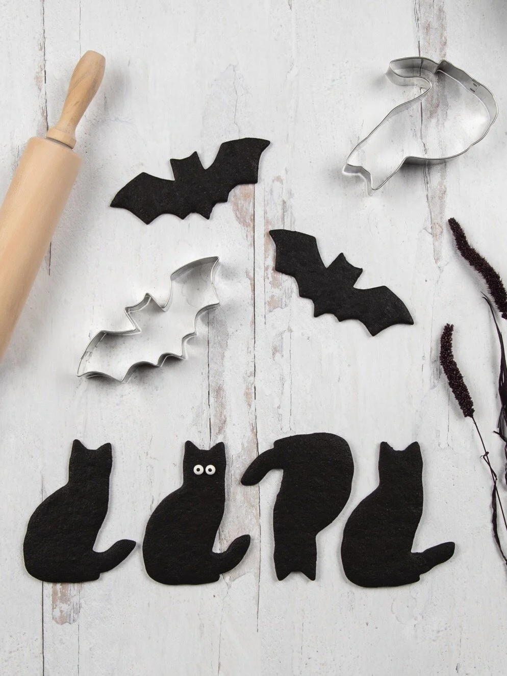 Halloween Black Cocoa Cookies