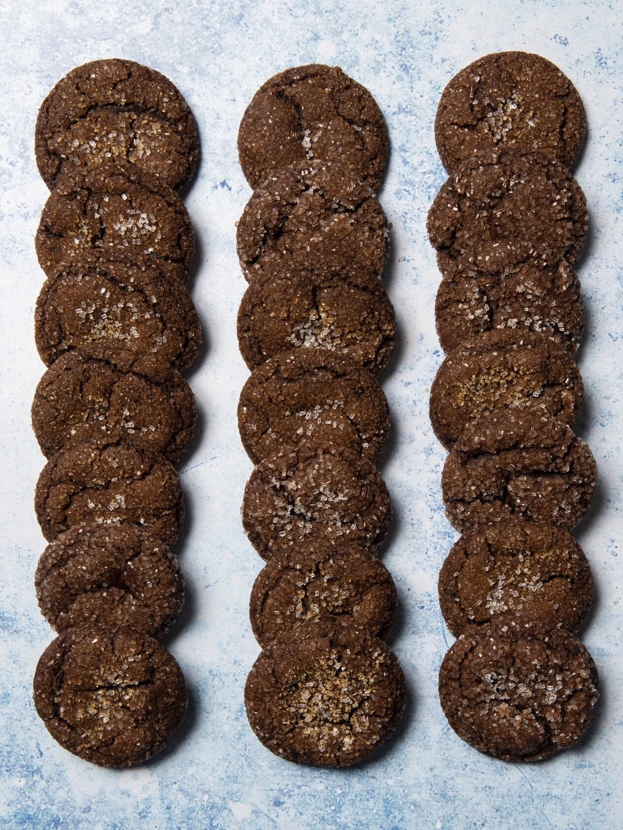 Chocolate Molasses Cookies
