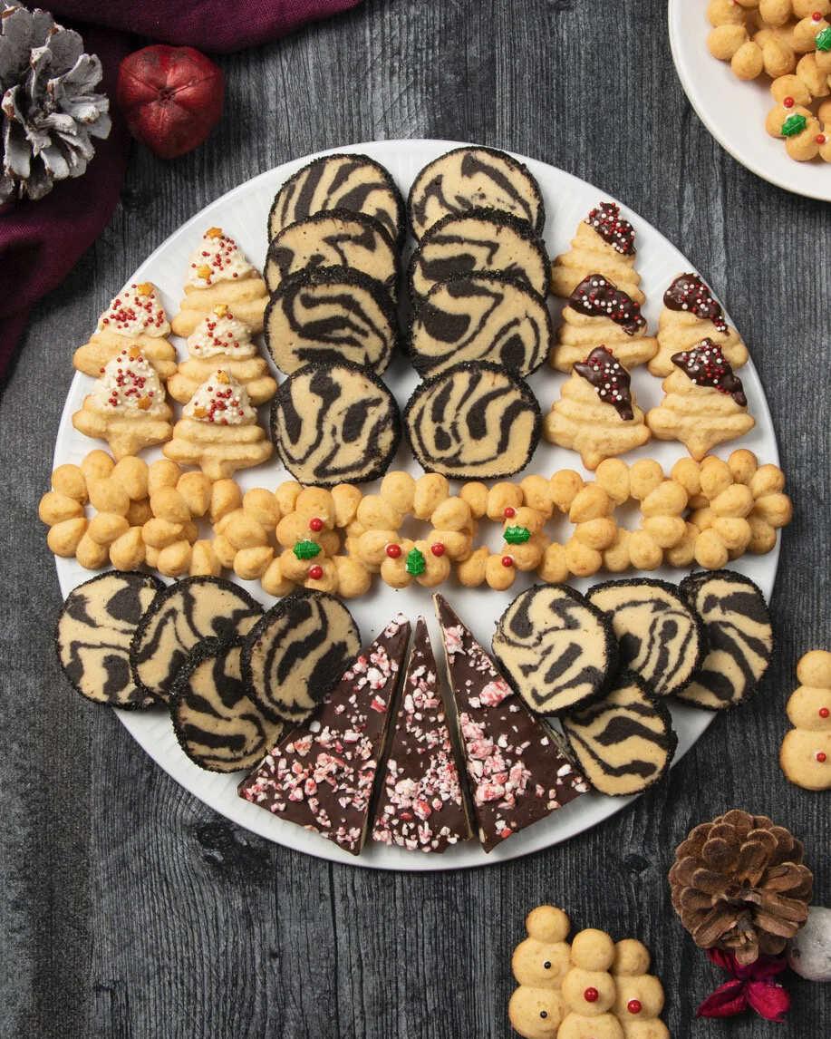 My fictional holiday cookie party platter. Photo by Daniel Marks
