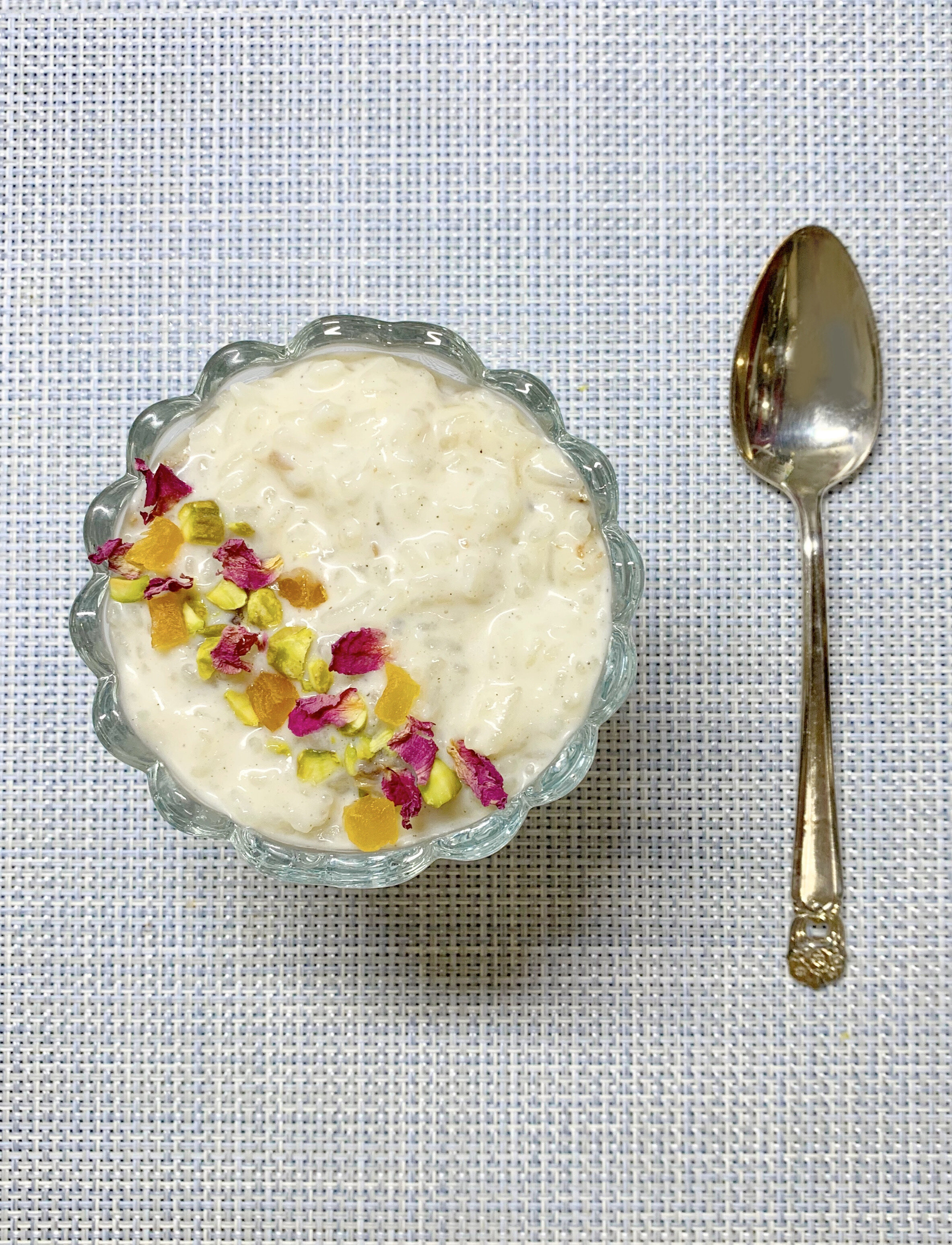 Coconut Meringue Rice Pudding + Cardamom Poached Grapefruit - The